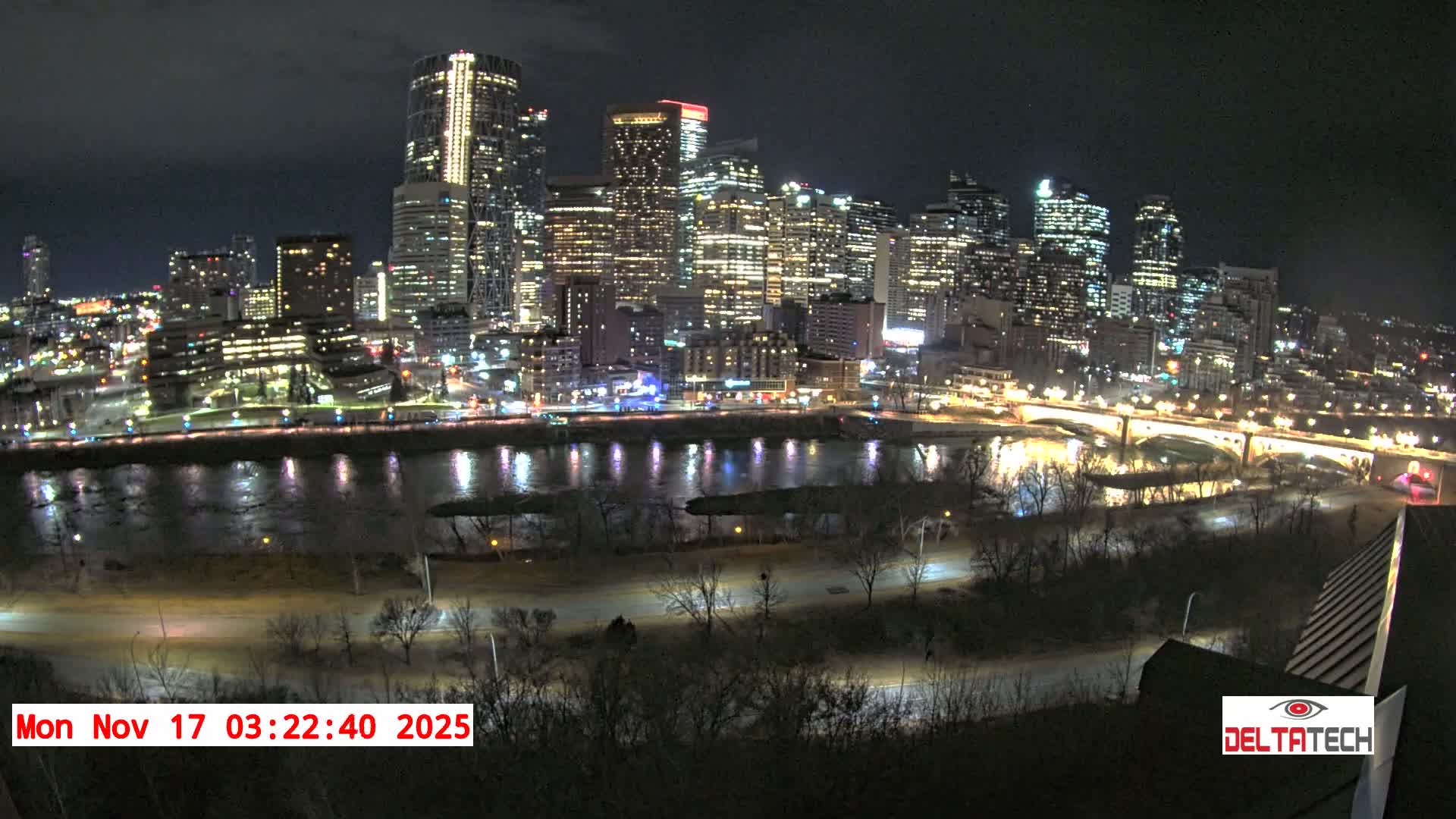 Calgary Skyline  Live Cam - Calgary, Rocky View County and Foothills County, Alberta, Canada