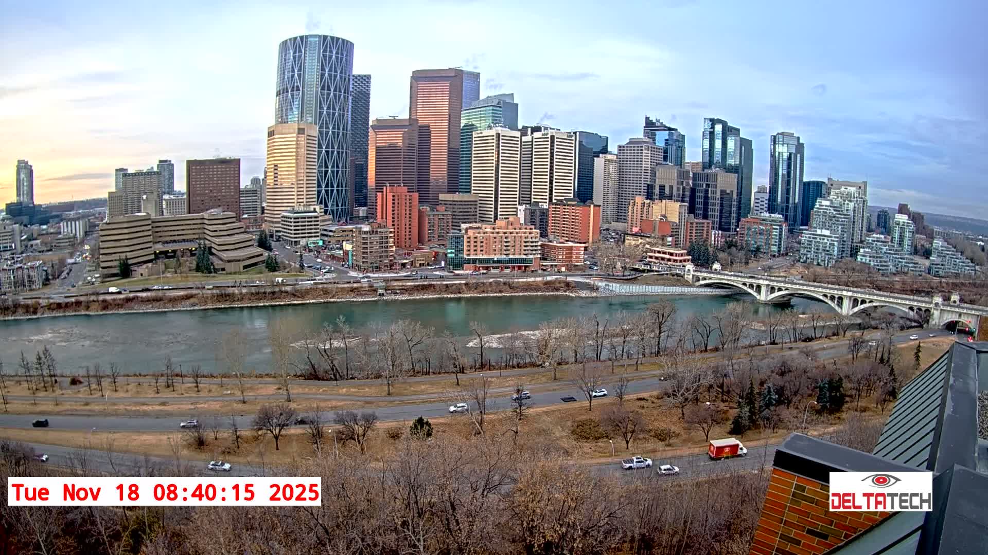 Calgary Skyline  Live Cam - Calgary, Rocky View County and Foothills County, Alberta, Canada