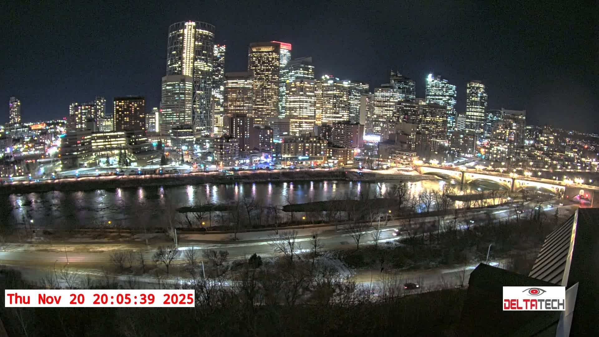 Calgary Skyline  Live Cam - Calgary, Rocky View County and Foothills County, Alberta, Canada