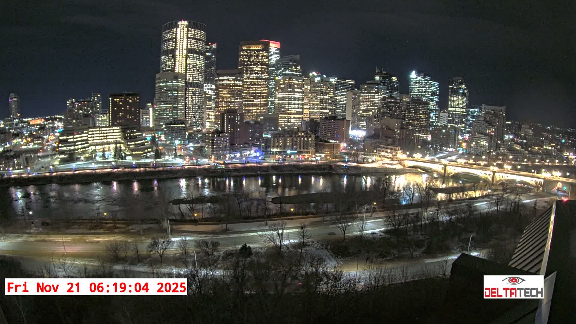 Calgary Skyline  Live Cam - Calgary, Rocky View County and Foothills County, Alberta, Canada