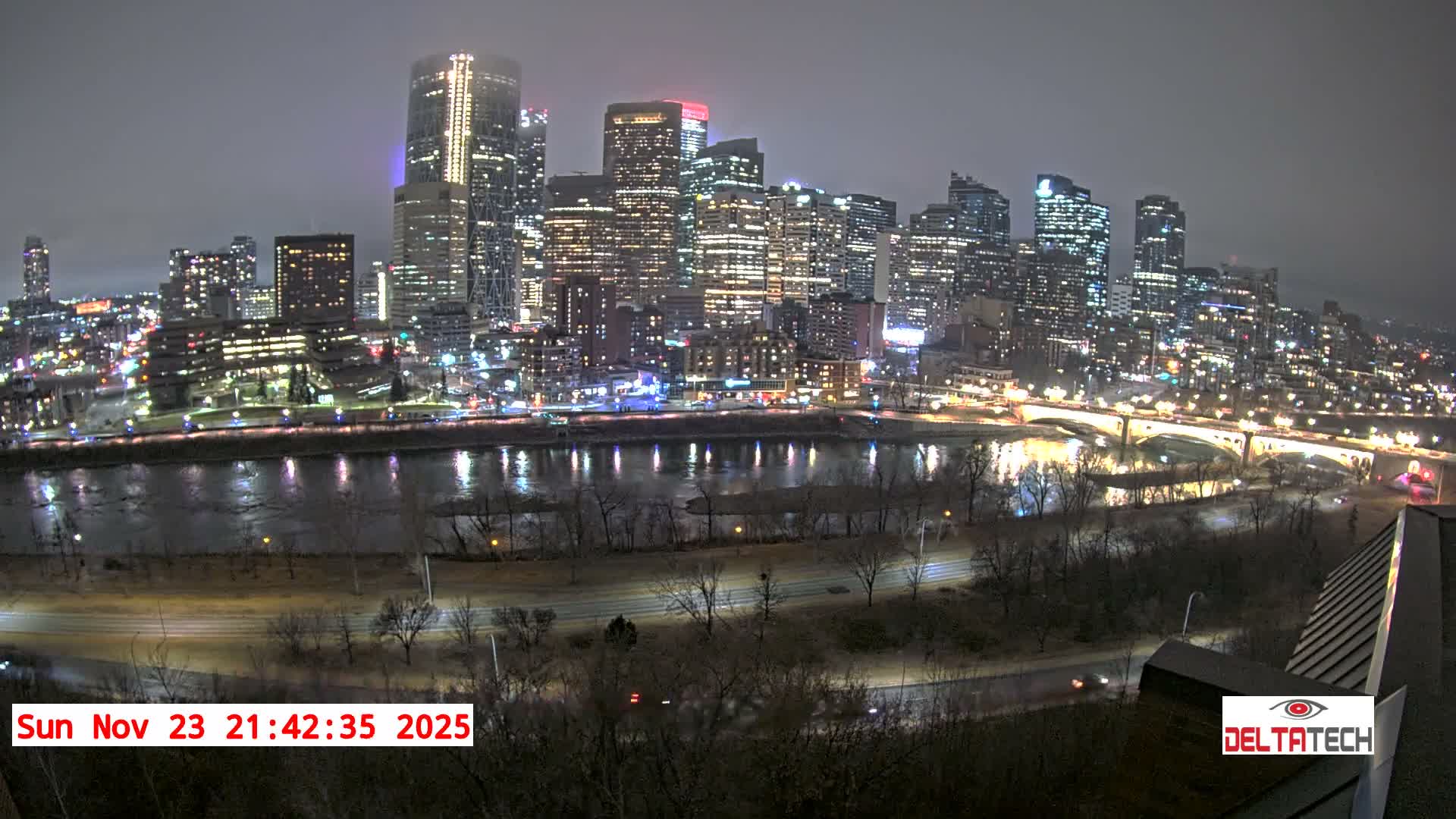 Calgary Skyline  Live Cam - Calgary, Rocky View County and Foothills County, Alberta, Canada