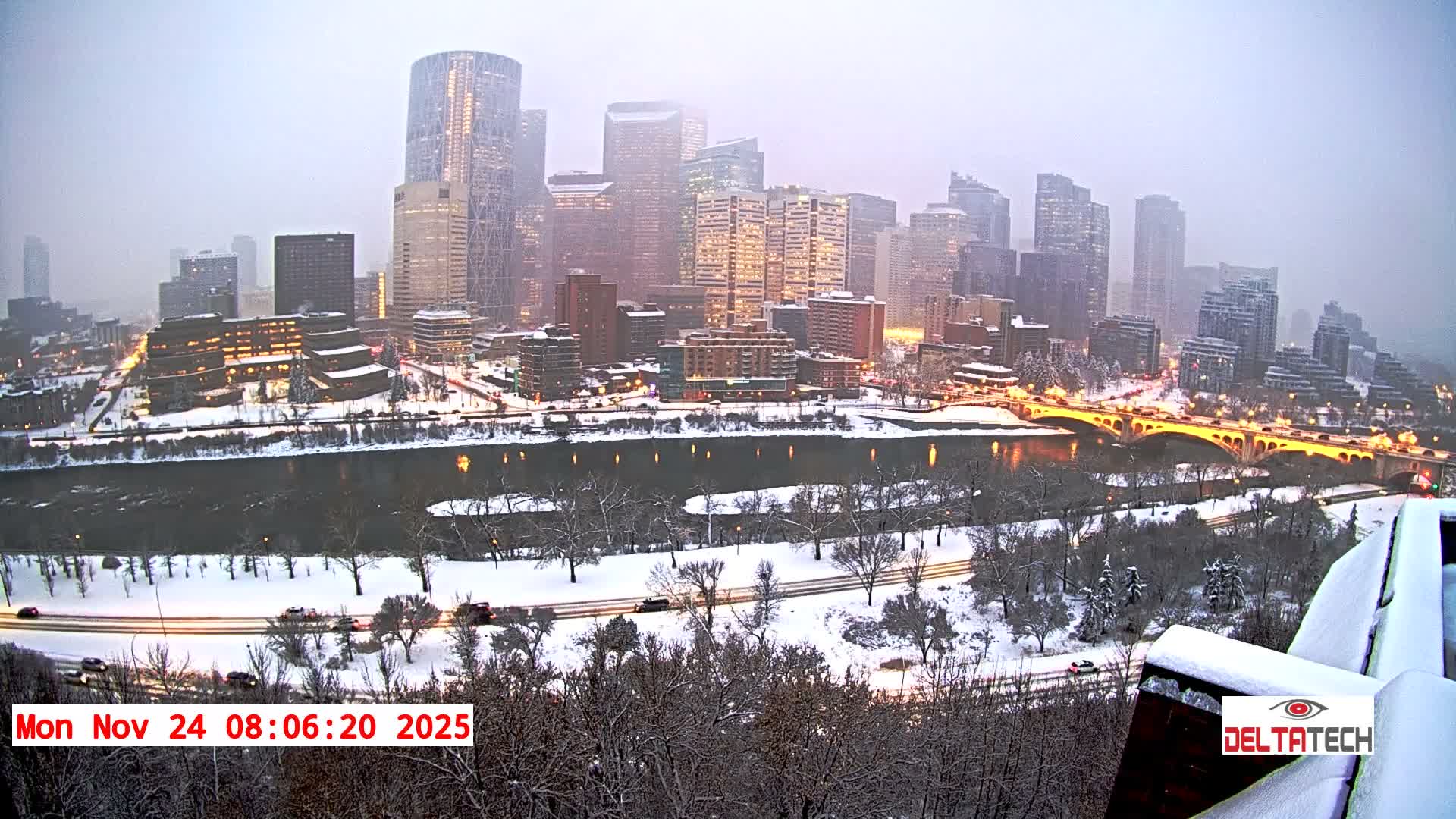 Calgary Skyline  Live Cam - Calgary, Rocky View County and Foothills County, Alberta, Canada