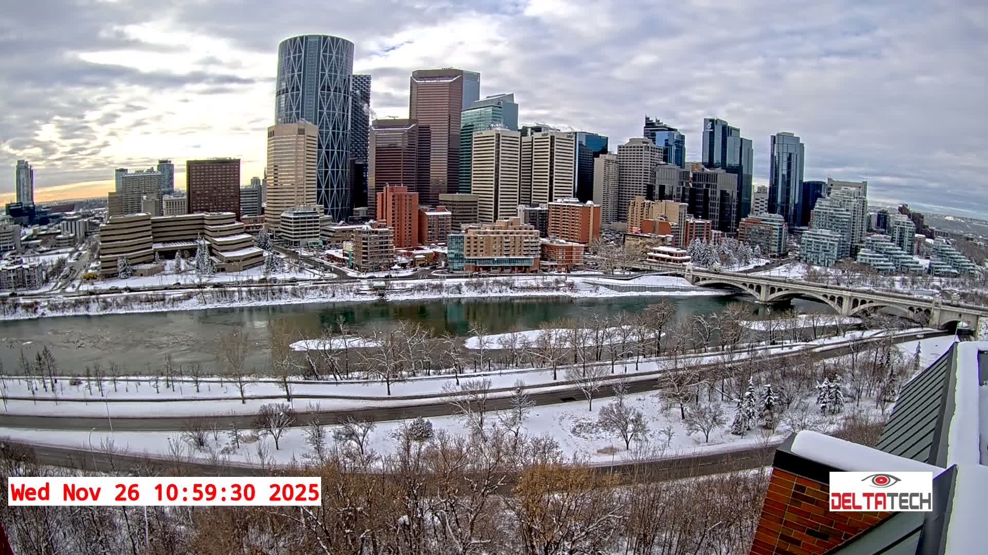 Calgary Skyline  Live Cam - Calgary, Rocky View County and Foothills County, Alberta, Canada