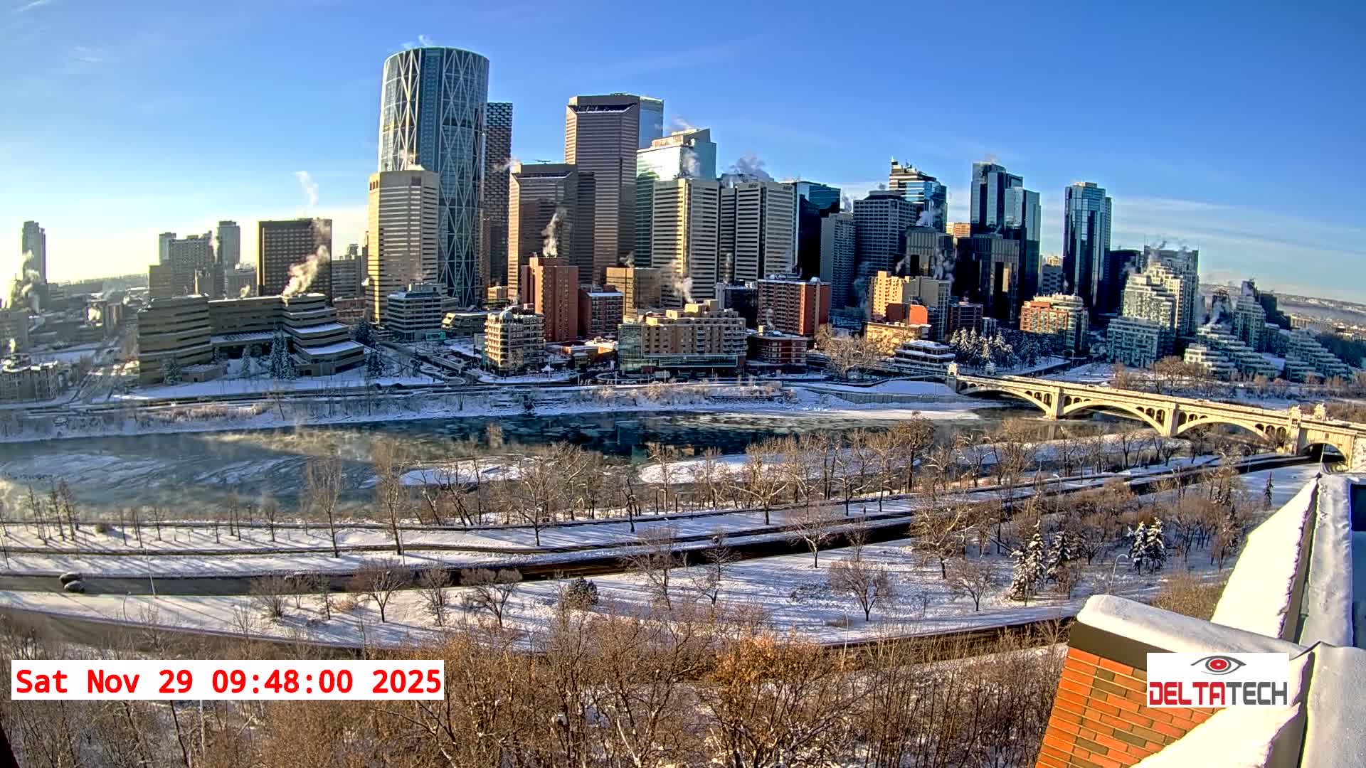 Calgary Skyline  Live Cam - Calgary, Rocky View County and Foothills County, Alberta, Canada