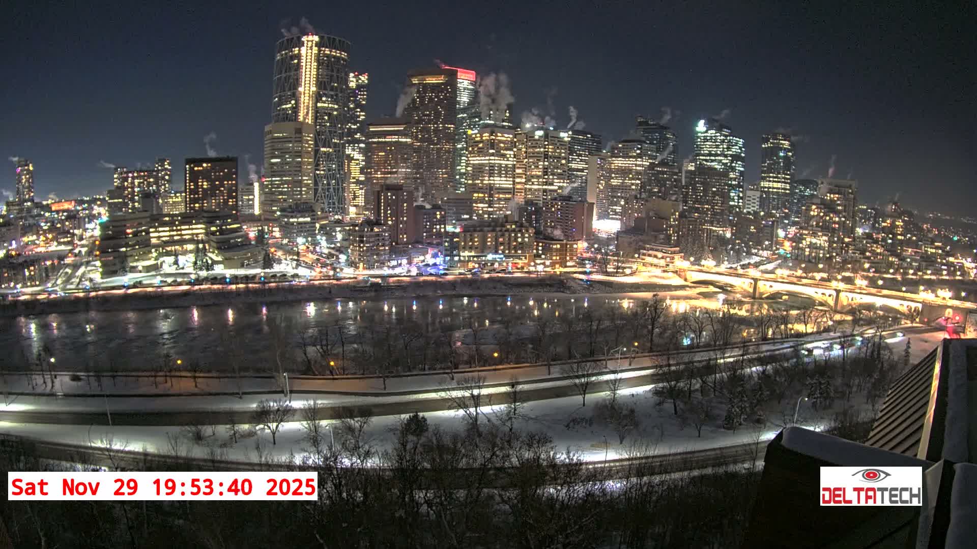 Calgary Skyline  Live Cam - Calgary, Rocky View County and Foothills County, Alberta, Canada