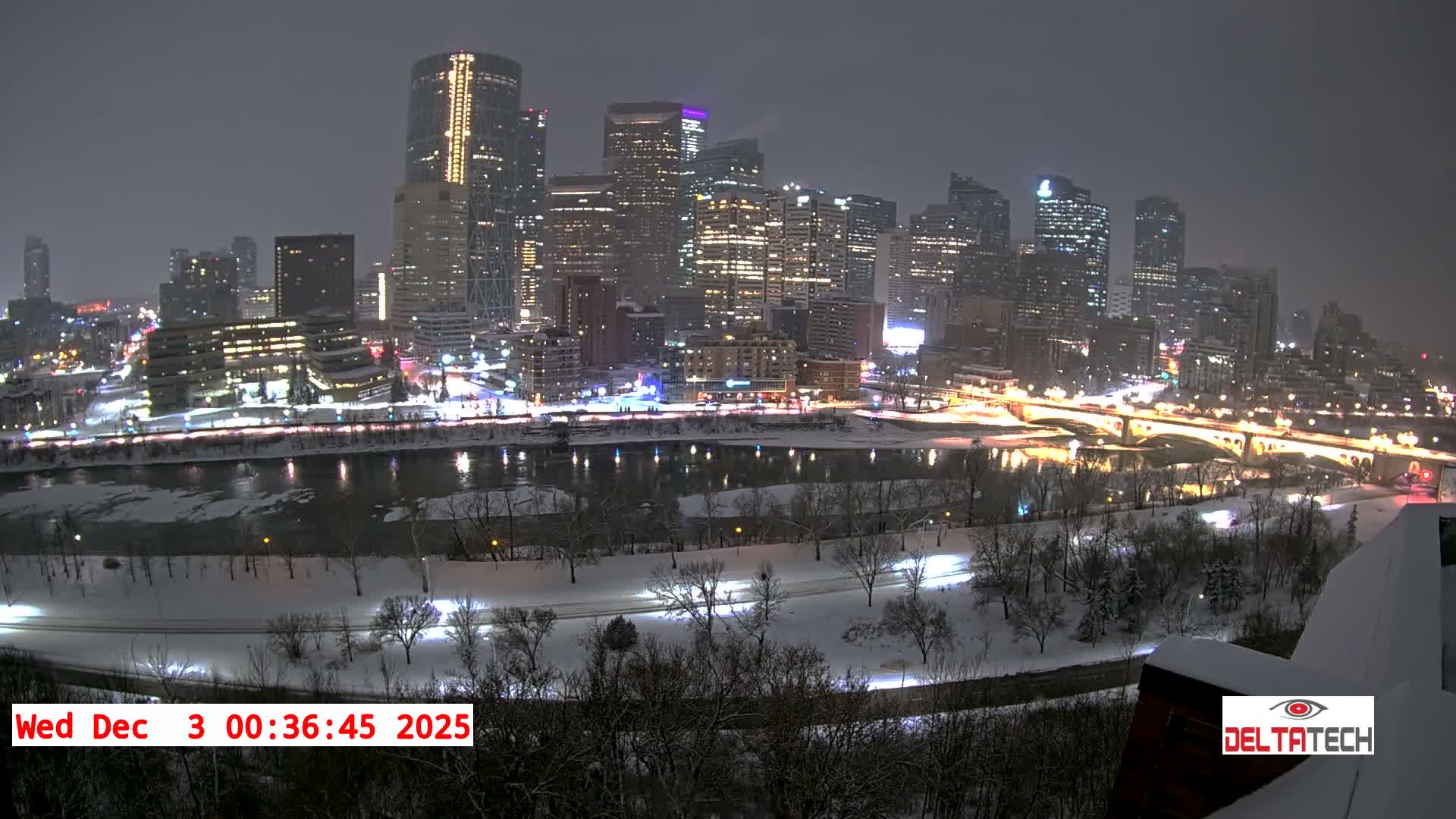 Calgary Skyline  Live Cam - Calgary, Rocky View County and Foothills County, Alberta, Canada