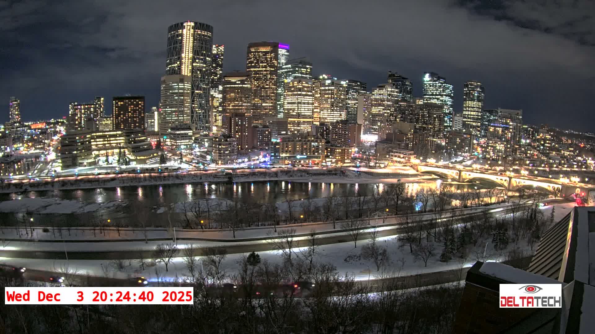 Calgary Skyline  Live Cam - Calgary, Rocky View County and Foothills County, Alberta, Canada