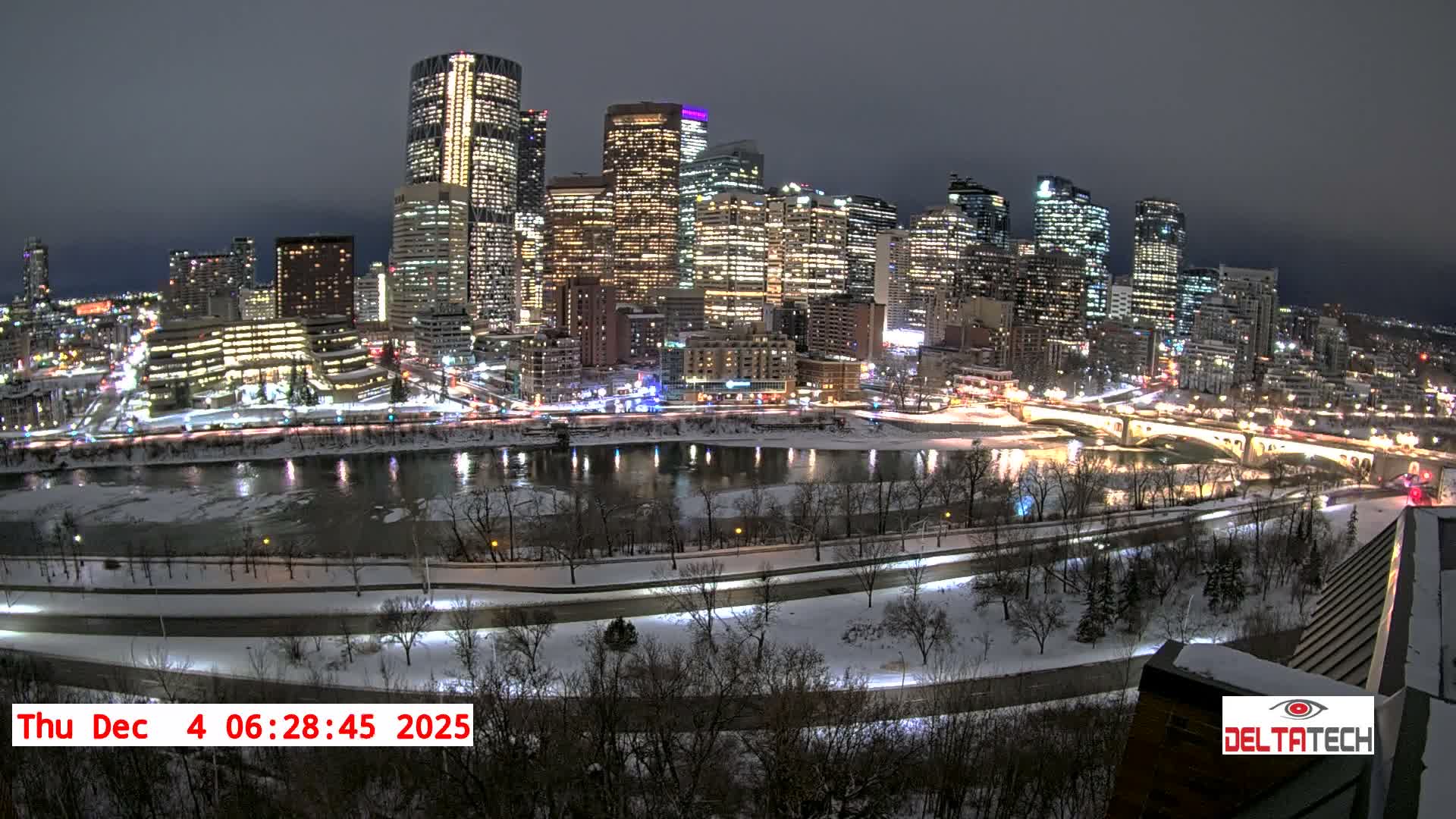 Calgary Skyline  Live Cam - Calgary, Rocky View County and Foothills County, Alberta, Canada