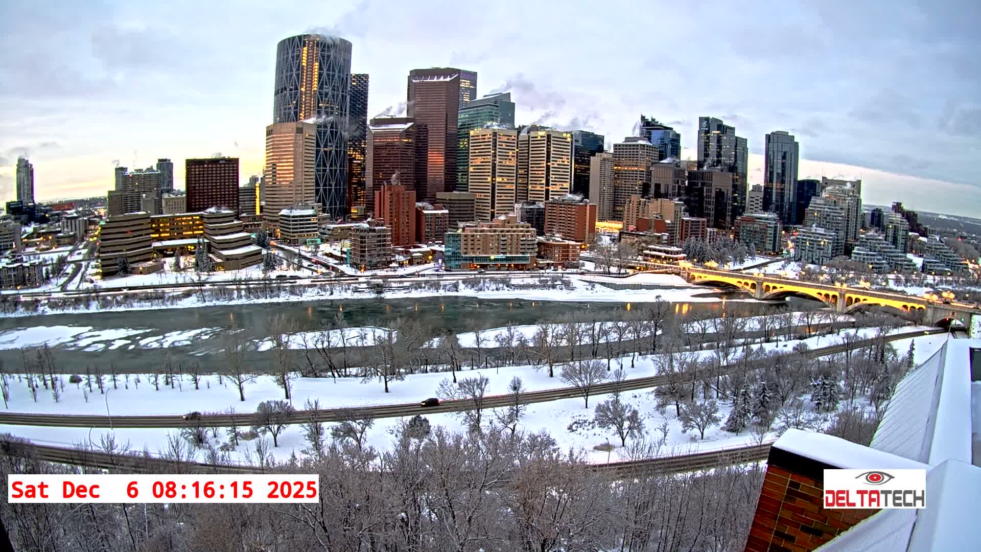 Calgary Skyline  Live Cam - Calgary, Rocky View County and Foothills County, Alberta, Canada