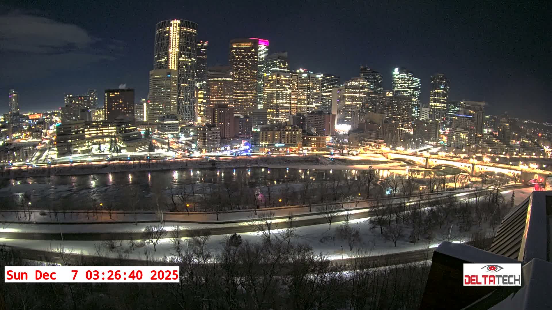 Calgary Skyline  Live Cam - Calgary, Rocky View County and Foothills County, Alberta, Canada
