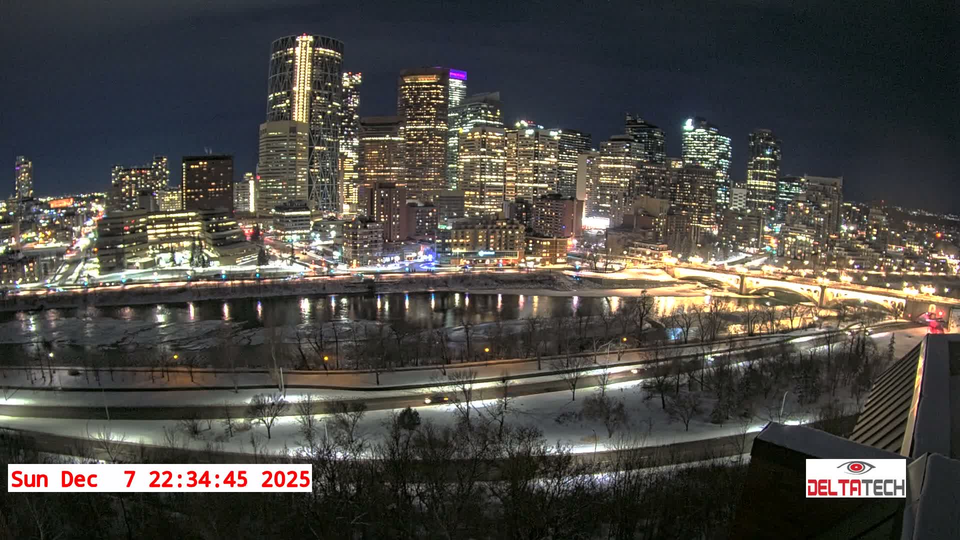 Calgary Skyline  Live Cam - Calgary, Rocky View County and Foothills County, Alberta, Canada