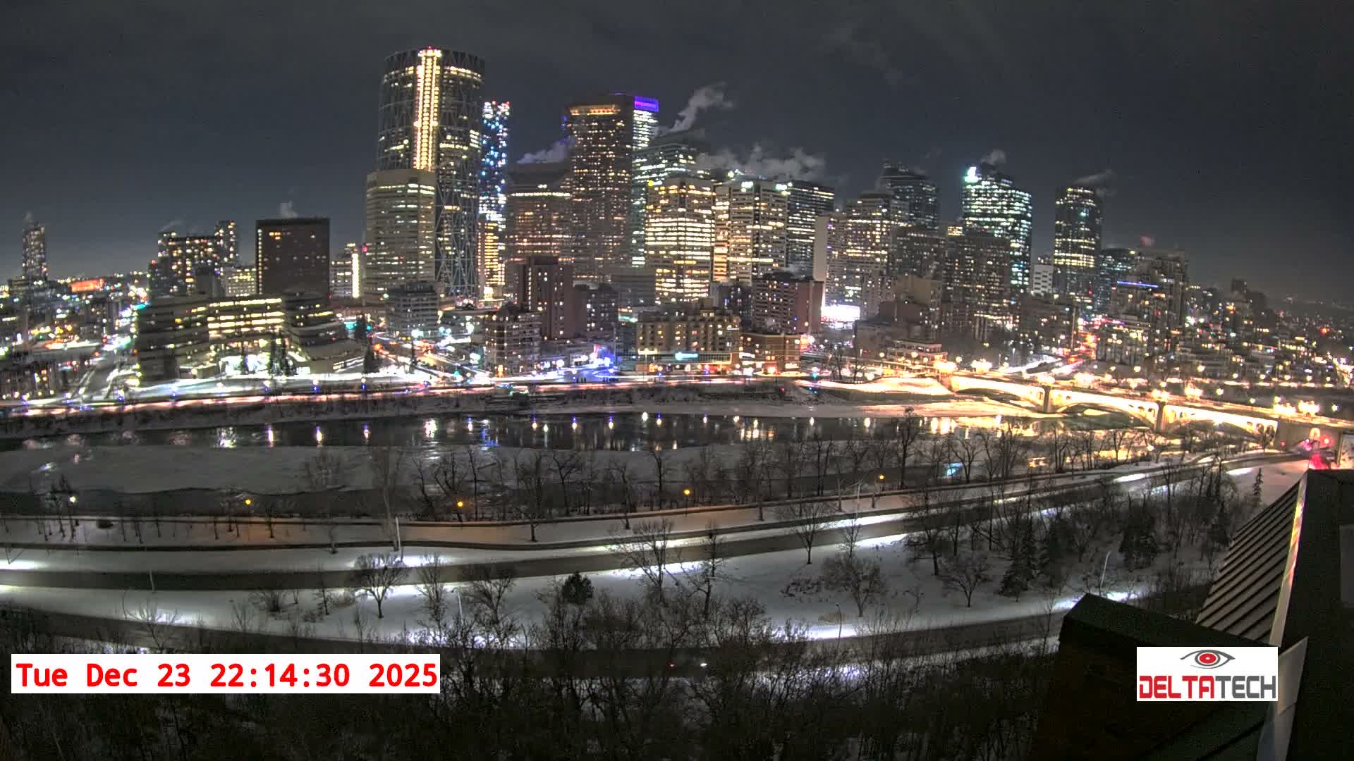 Calgary Skyline  Live Cam - Calgary, Rocky View County and Foothills County, Alberta, Canada