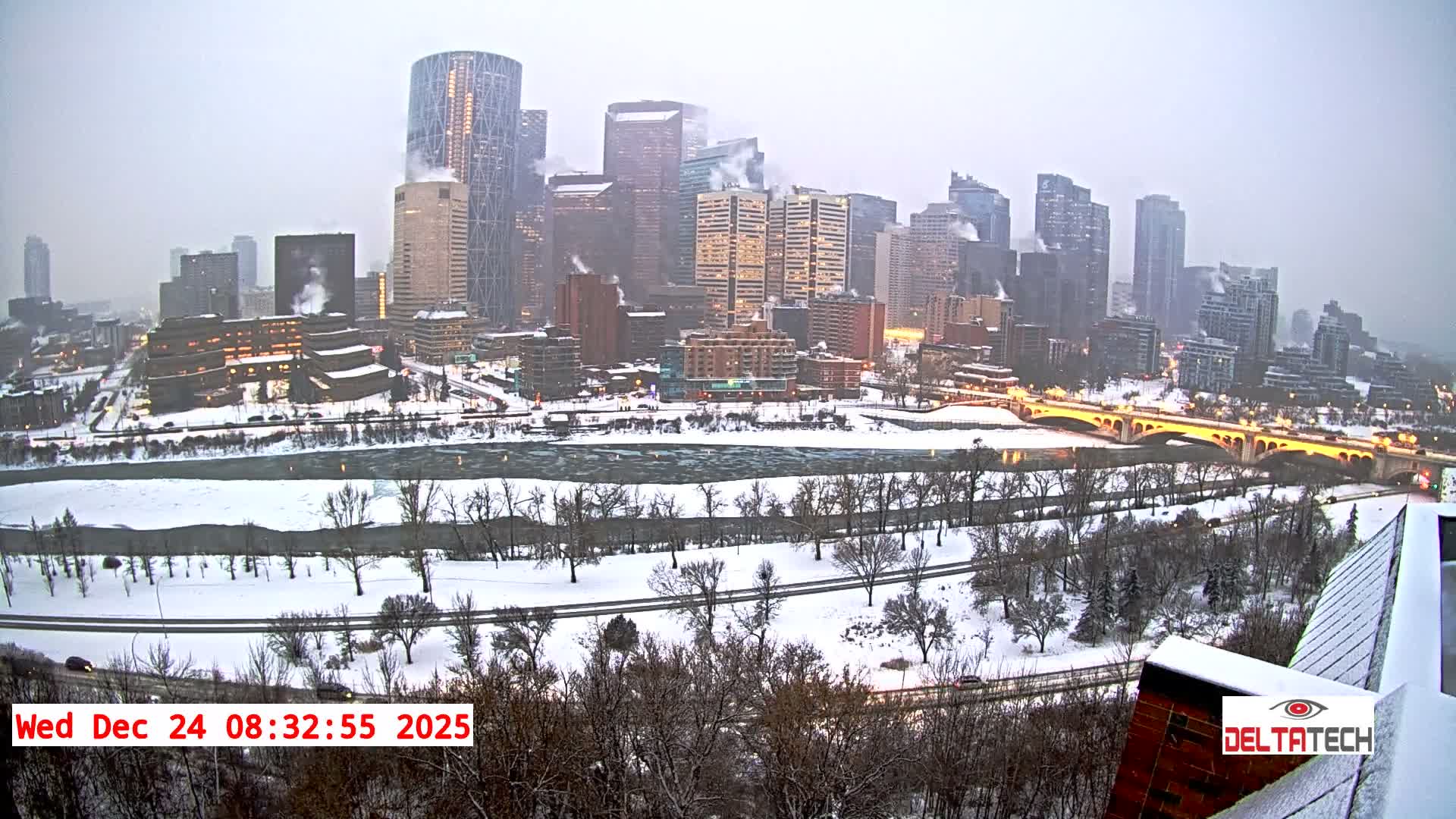 Calgary Skyline  Live Cam - Calgary, Rocky View County and Foothills County, Alberta, Canada