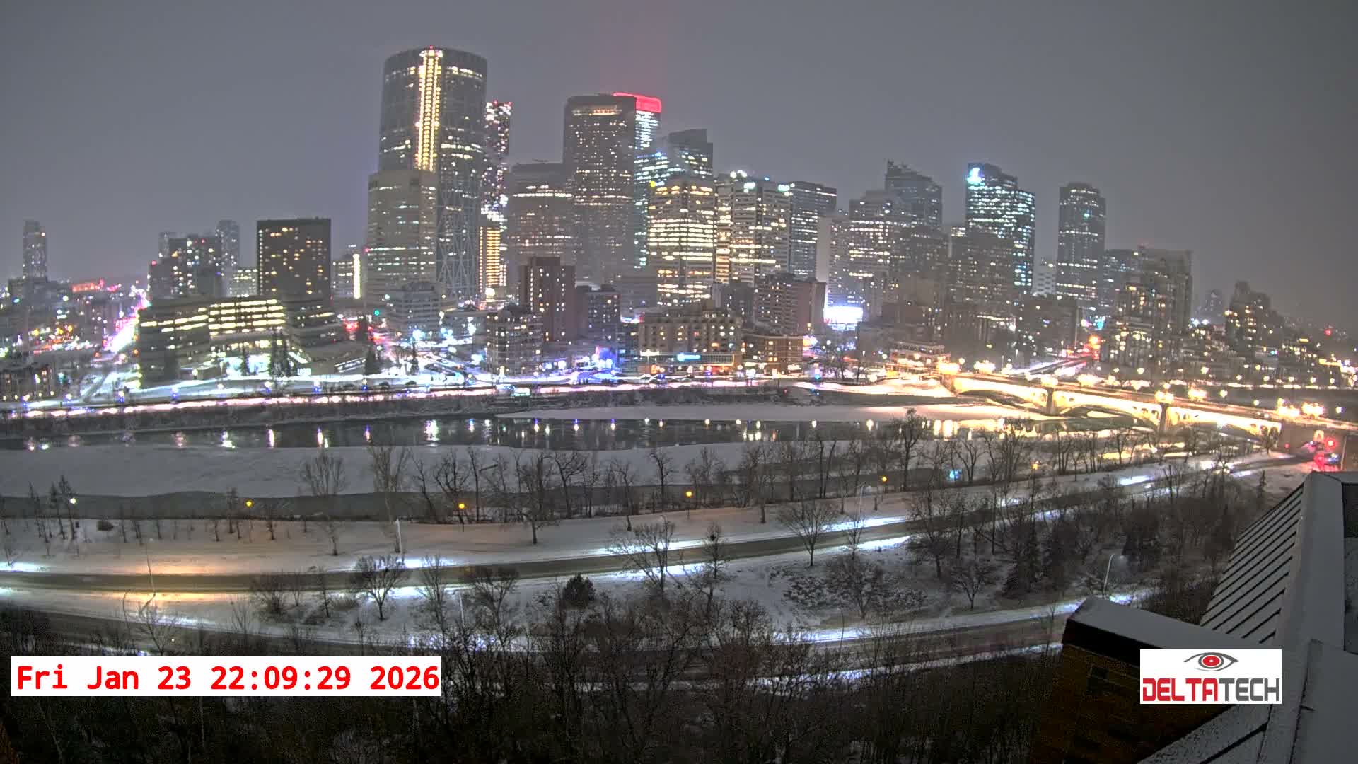 Calgary Skyline  Live Cam - Calgary, Rocky View County and Foothills County, Alberta, Canada