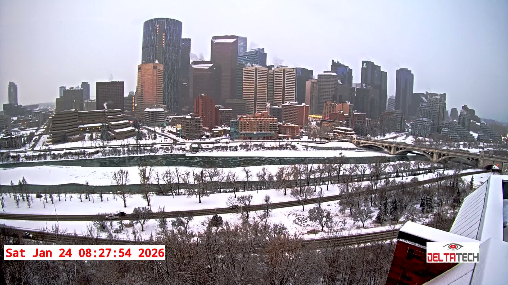 Calgary Skyline  Live Cam - Calgary, Rocky View County and Foothills County, Alberta, Canada