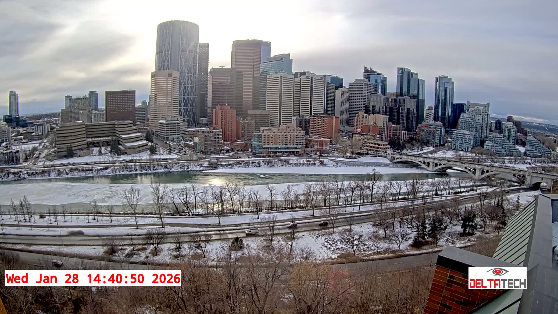 Calgary Skyline  Live Cam - Calgary, Rocky View County and Foothills County, Alberta, Canada