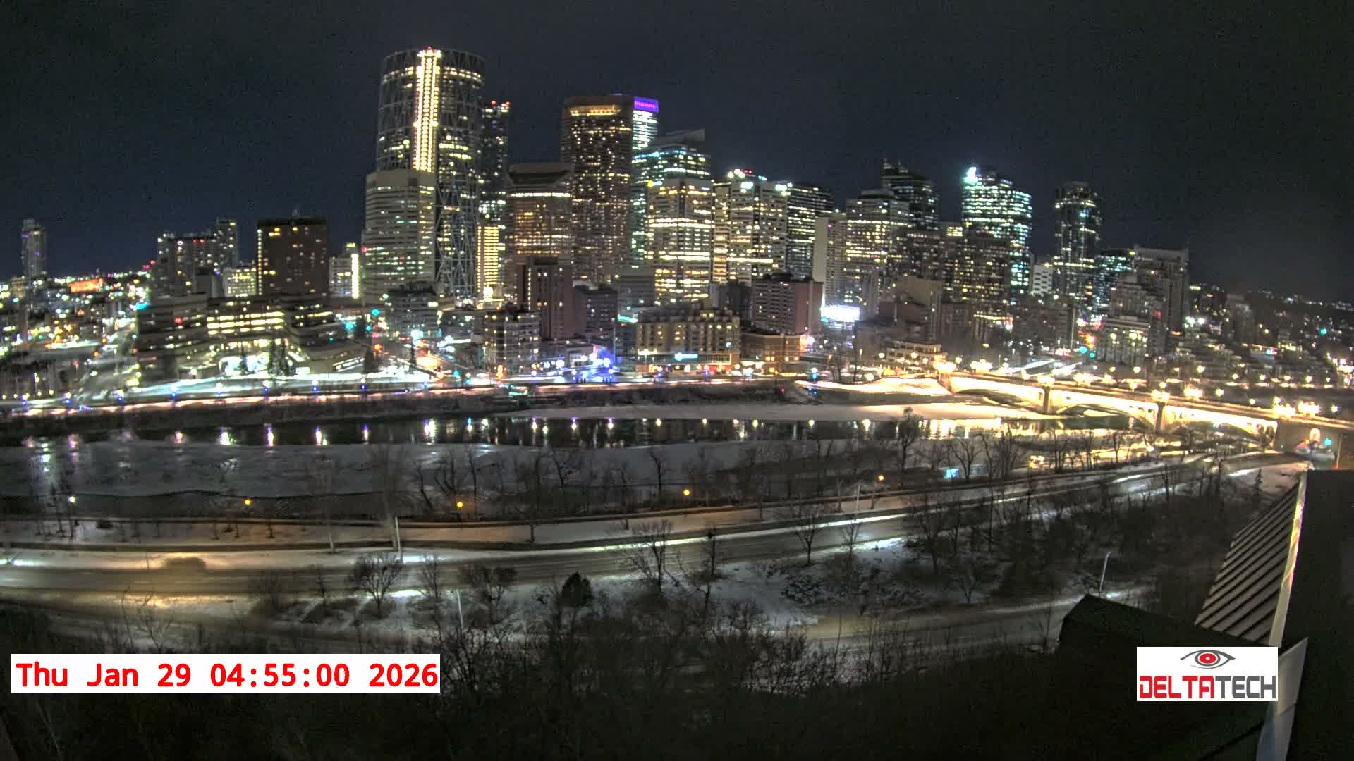 Calgary Skyline  Live Cam - Calgary, Rocky View County and Foothills County, Alberta, Canada