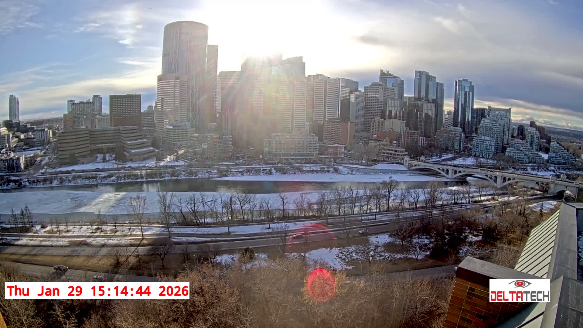 Calgary Skyline  Live Cam - Calgary, Rocky View County and Foothills County, Alberta, Canada