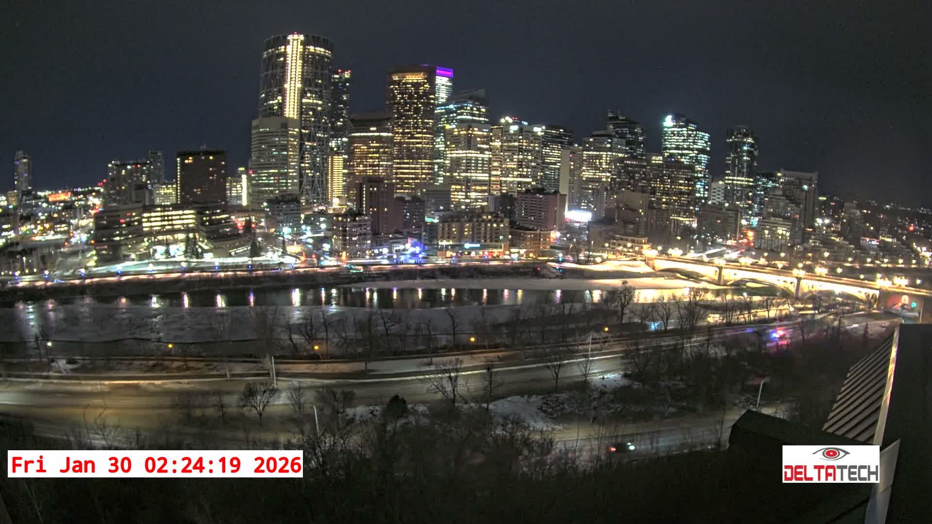 Calgary Skyline  Live Cam - Calgary, Rocky View County and Foothills County, Alberta, Canada