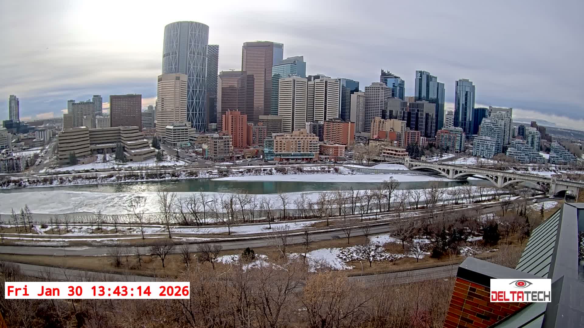 Calgary Skyline  Live Cam - Calgary, Rocky View County and Foothills County, Alberta, Canada