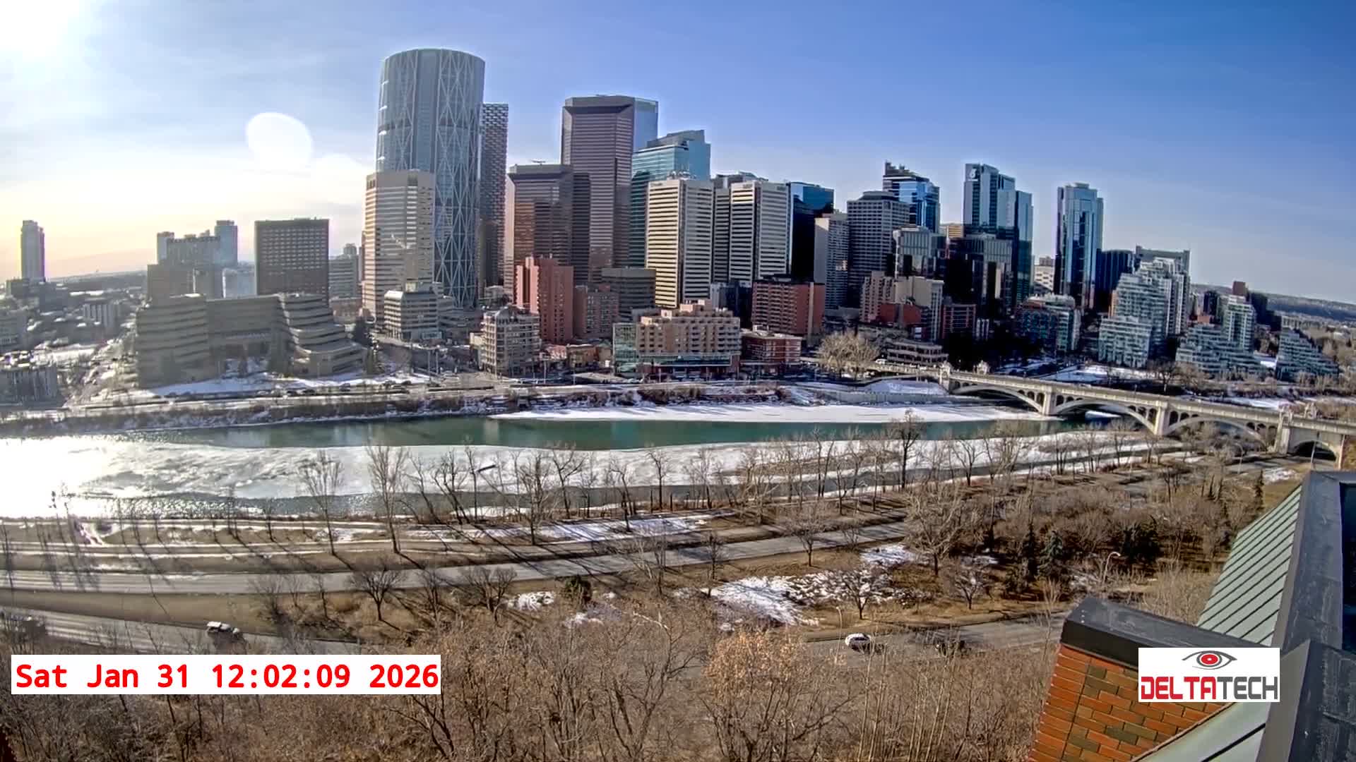 Calgary Skyline  Live Cam - Calgary, Rocky View County and Foothills County, Alberta, Canada
