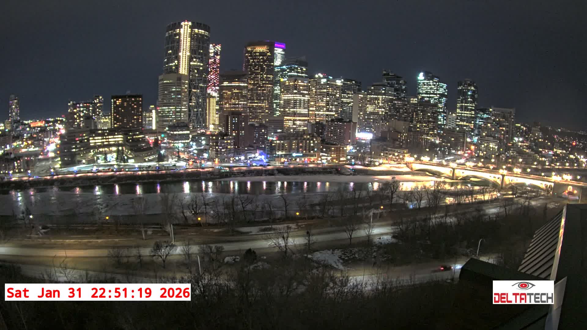 Calgary Skyline  Live Cam - Calgary, Rocky View County and Foothills County, Alberta, Canada