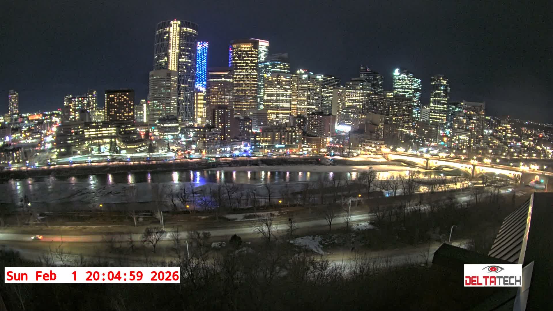 Calgary Skyline  Live Cam - Calgary, Rocky View County and Foothills County, Alberta, Canada