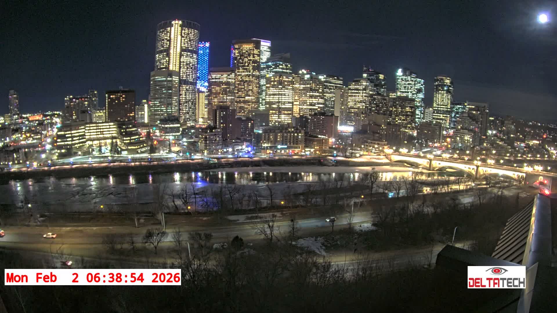 Calgary Skyline  Live Cam - Calgary, Rocky View County and Foothills County, Alberta, Canada