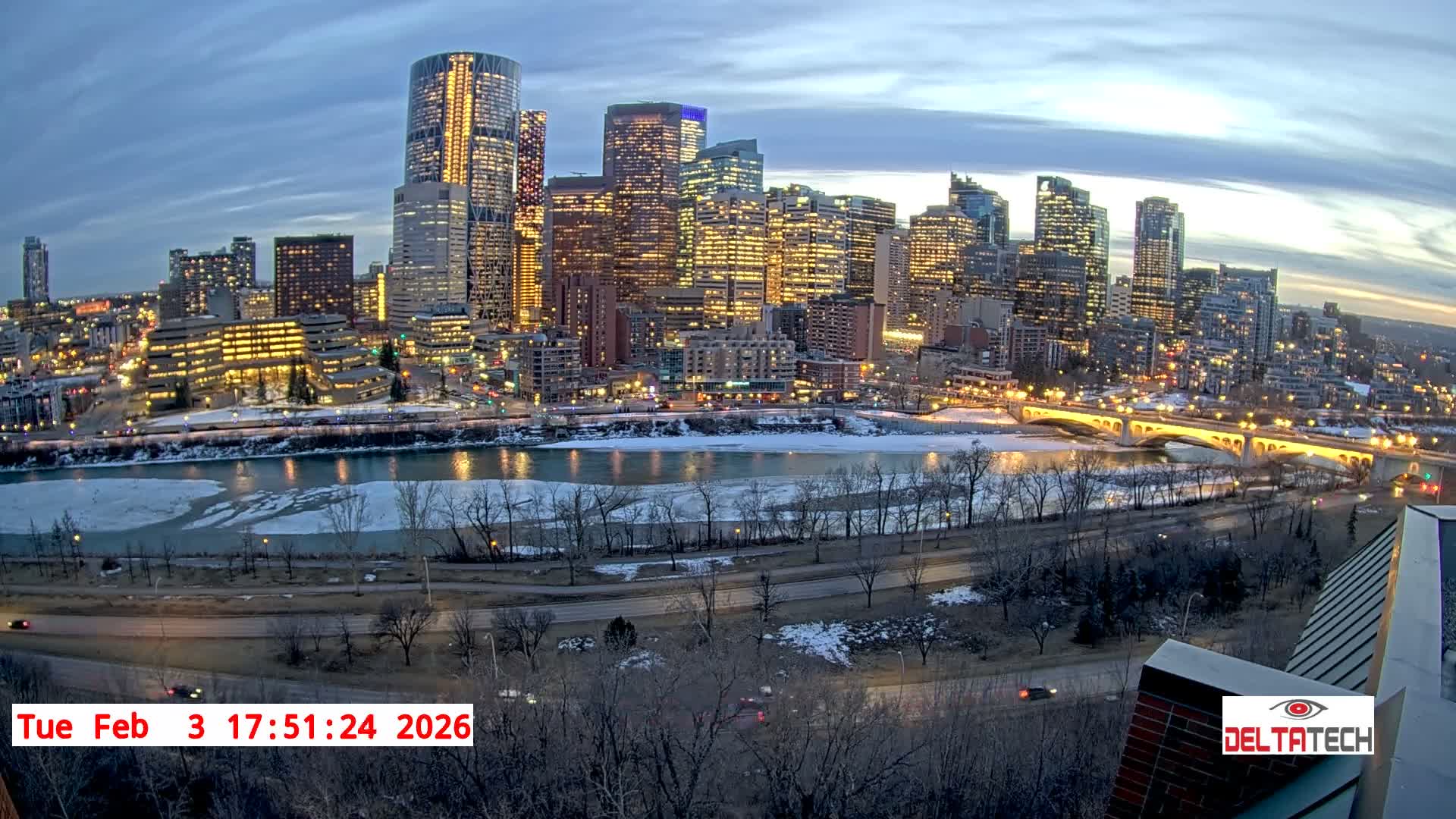 Calgary Skyline  Live Cam - Calgary, Rocky View County and Foothills County, Alberta, Canada