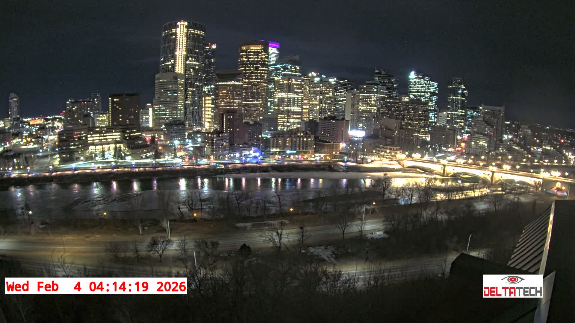Calgary Skyline  Live Cam - Calgary, Rocky View County and Foothills County, Alberta, Canada