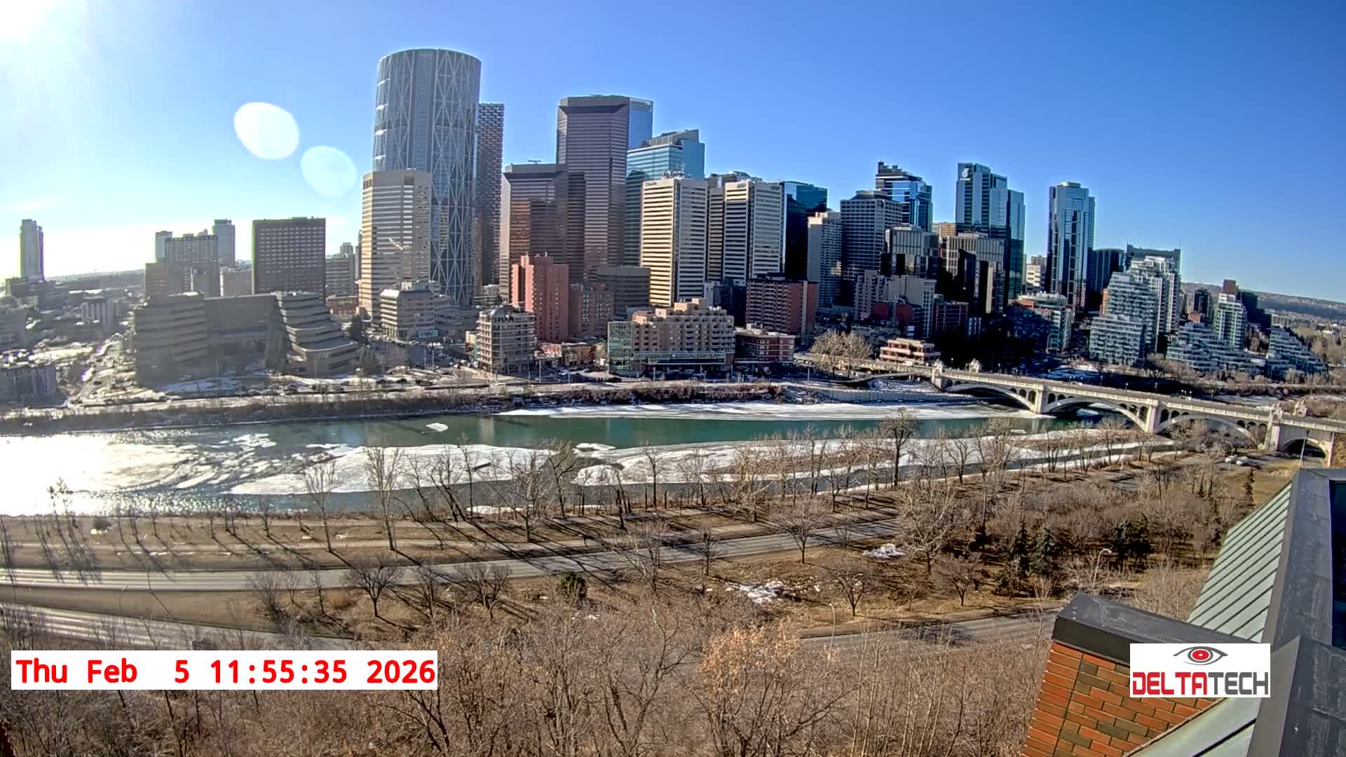 Calgary Skyline  Live Cam - Calgary, Rocky View County and Foothills County, Alberta, Canada