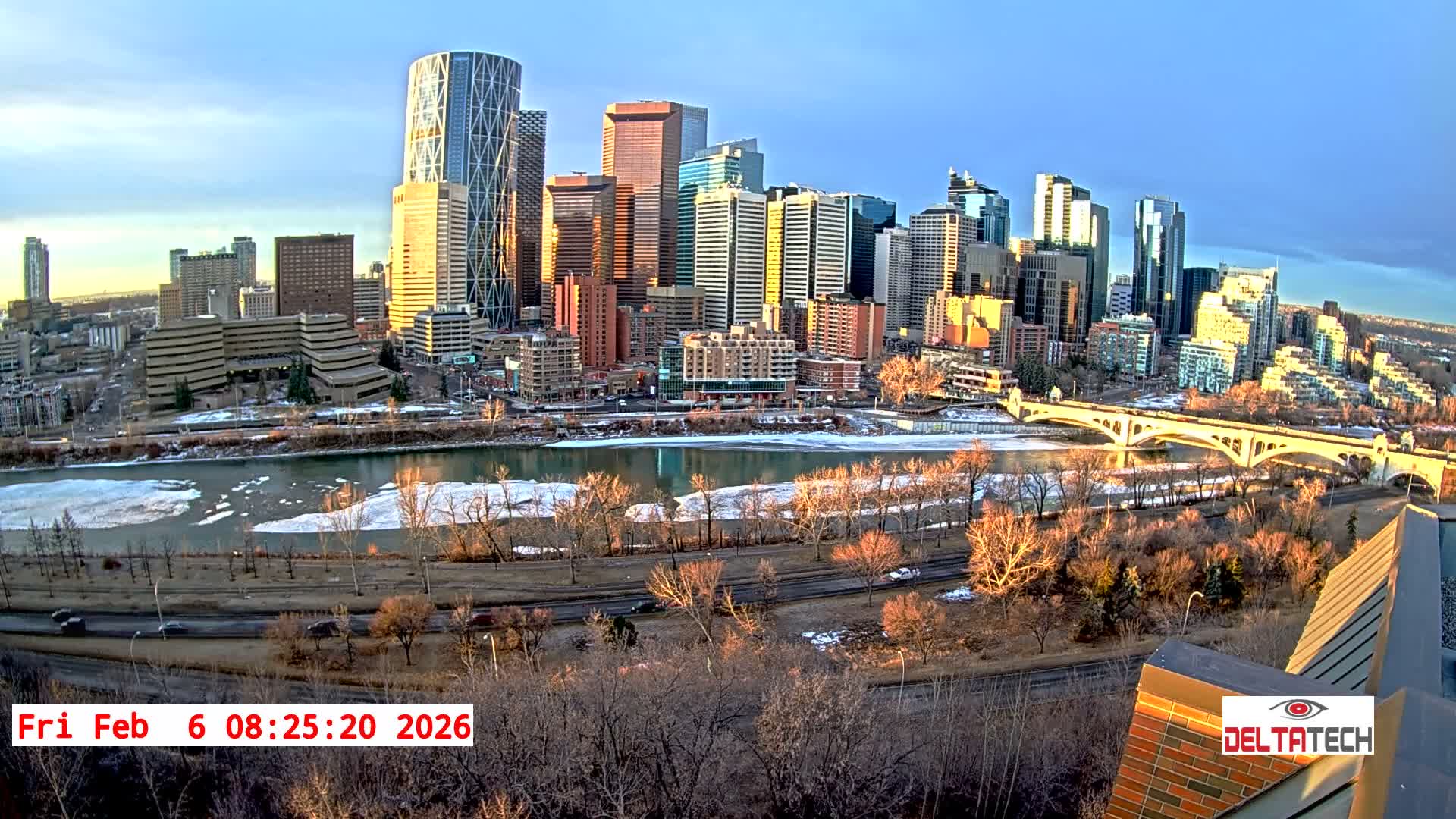 Calgary Skyline  Live Cam - Calgary, Rocky View County and Foothills County, Alberta, Canada