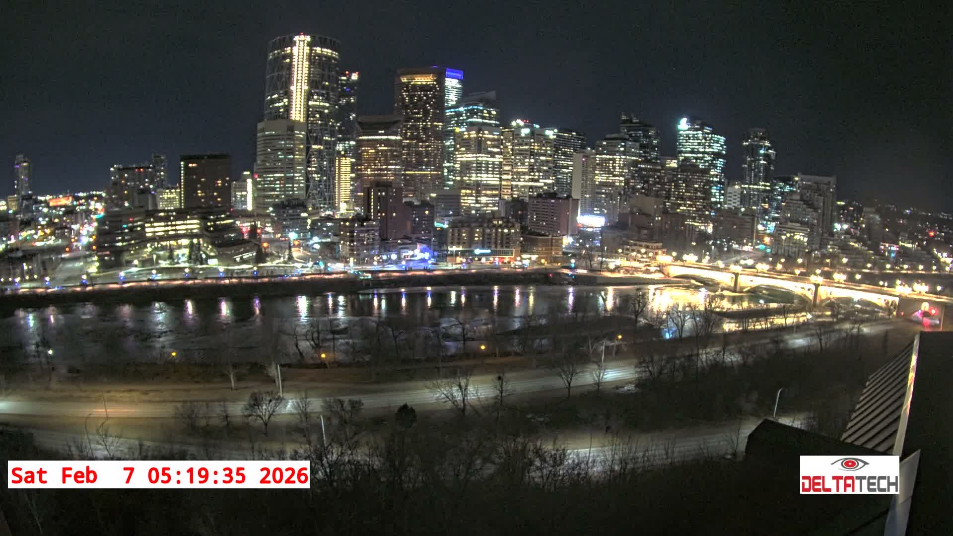 Calgary Skyline  Live Cam - Calgary, Rocky View County and Foothills County, Alberta, Canada