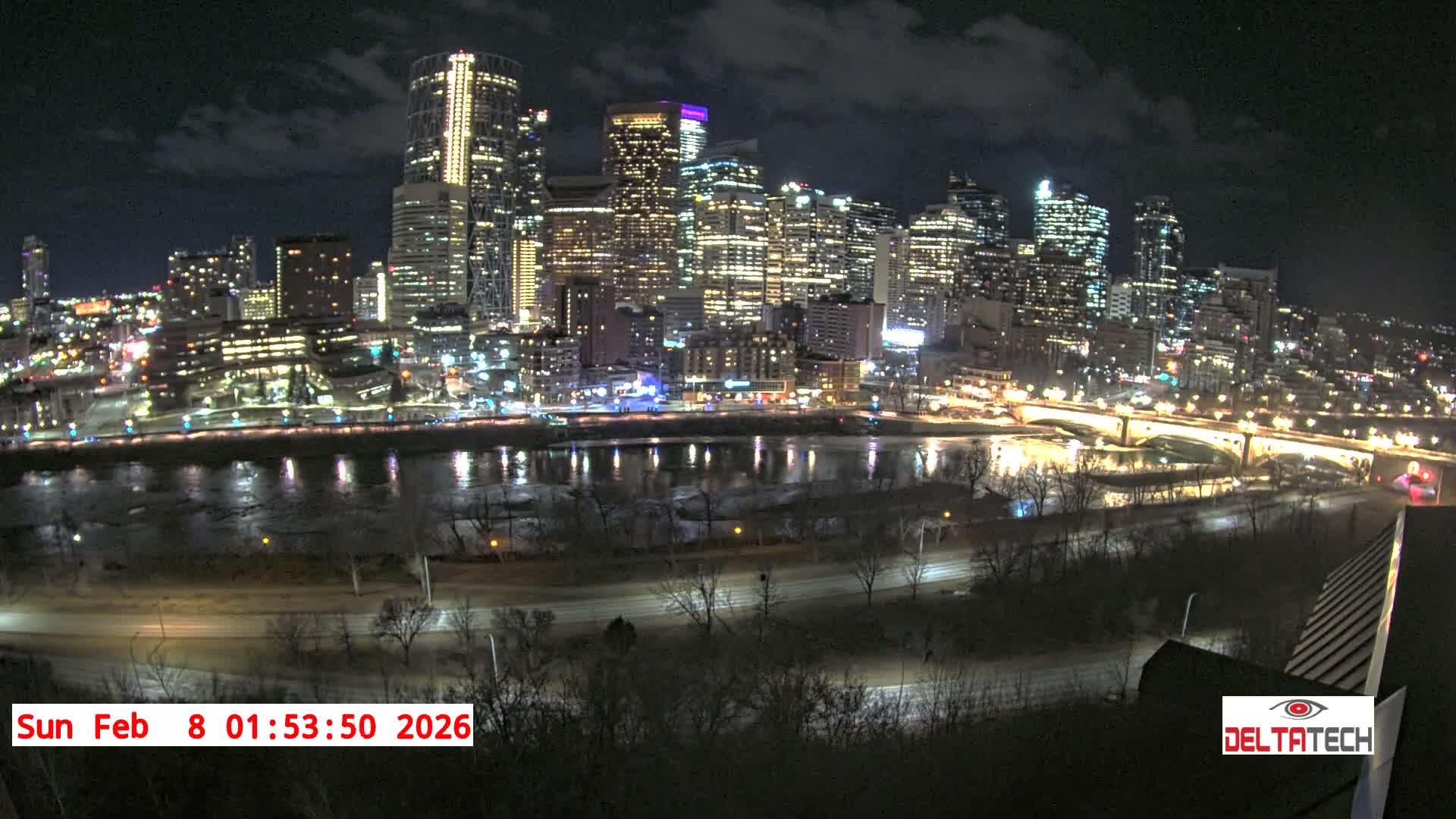 Calgary Skyline  Live Cam - Calgary, Rocky View County and Foothills County, Alberta, Canada