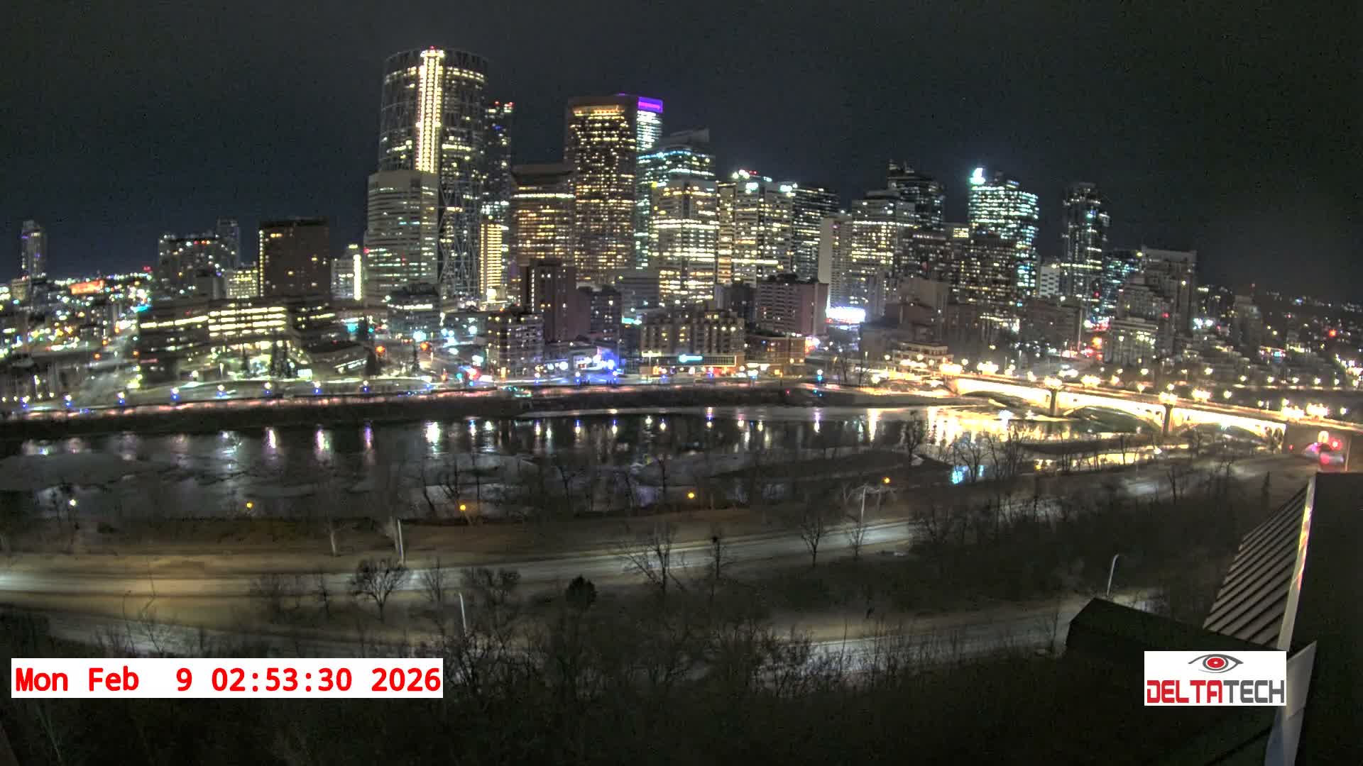 Calgary Skyline  Live Cam - Calgary, Rocky View County and Foothills County, Alberta, Canada