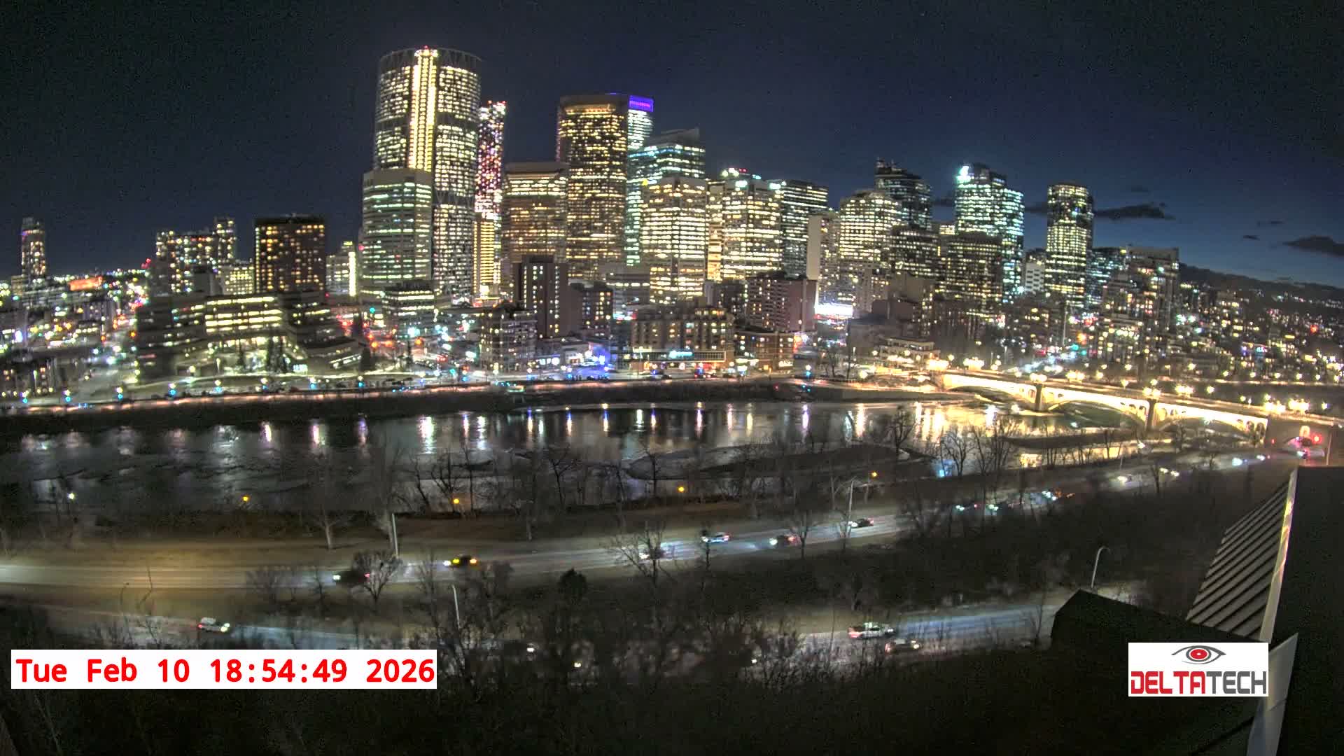 Calgary Skyline  Live Cam - Calgary, Rocky View County and Foothills County, Alberta, Canada