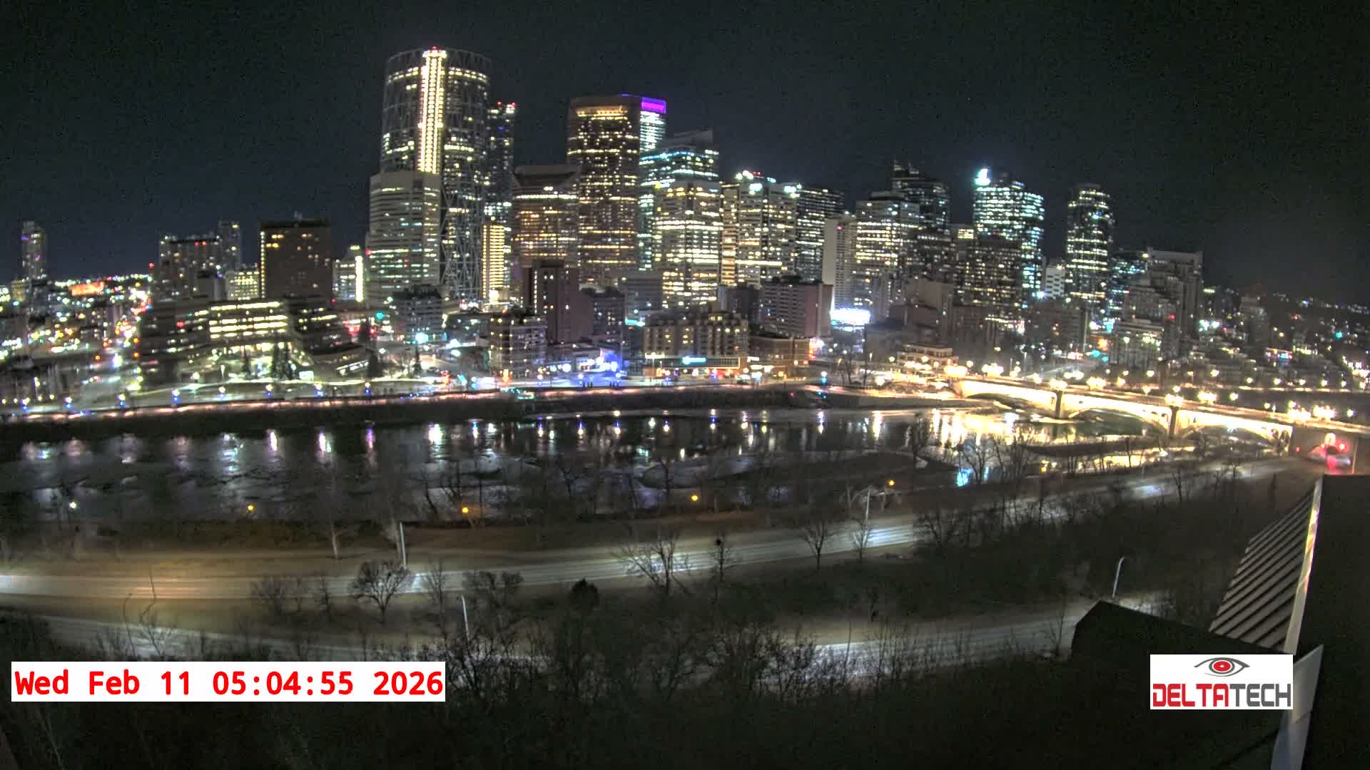 Calgary Skyline  Live Cam - Calgary, Rocky View County and Foothills County, Alberta, Canada