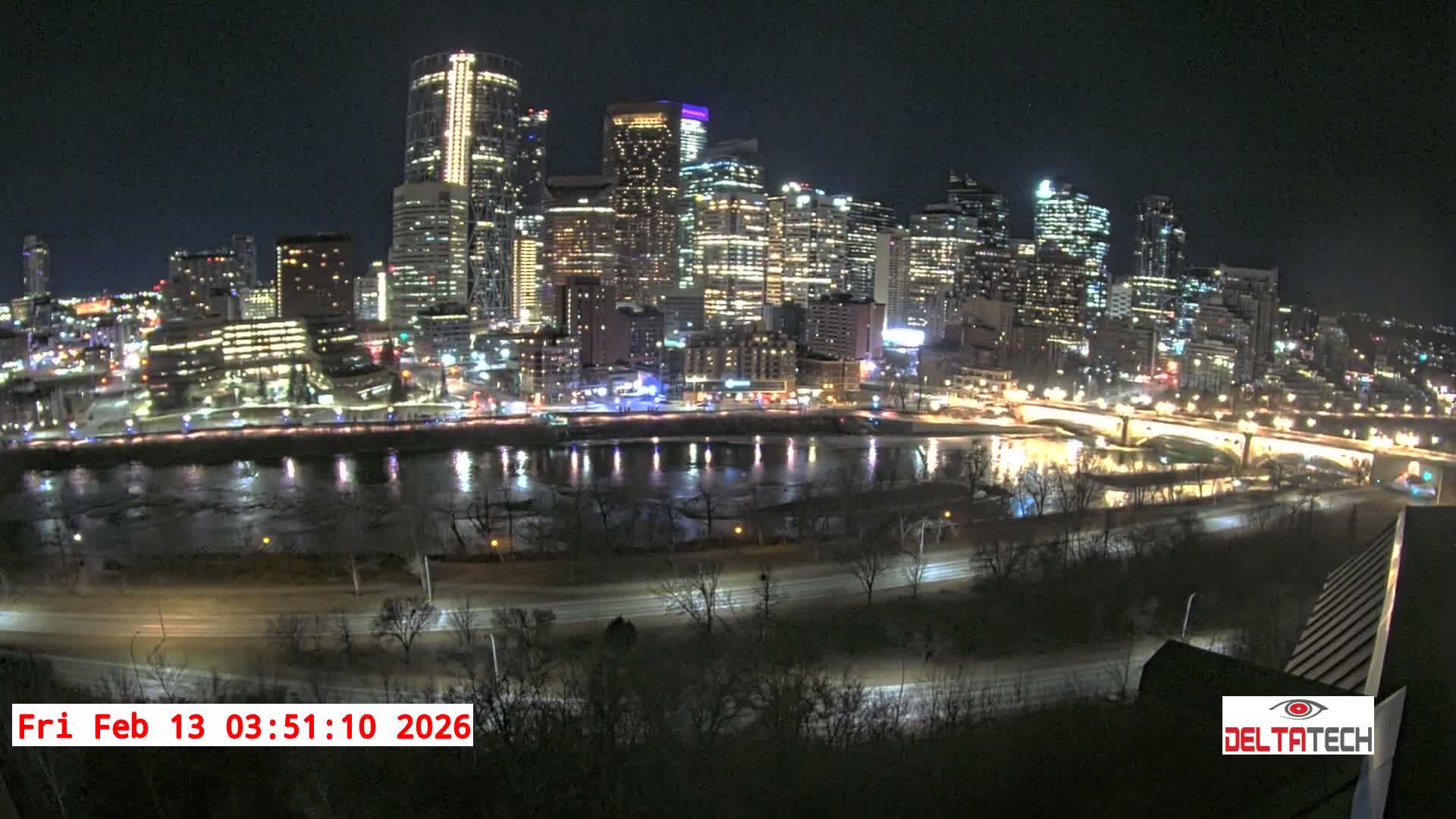 Calgary Skyline  Live Cam - Calgary, Rocky View County and Foothills County, Alberta, Canada