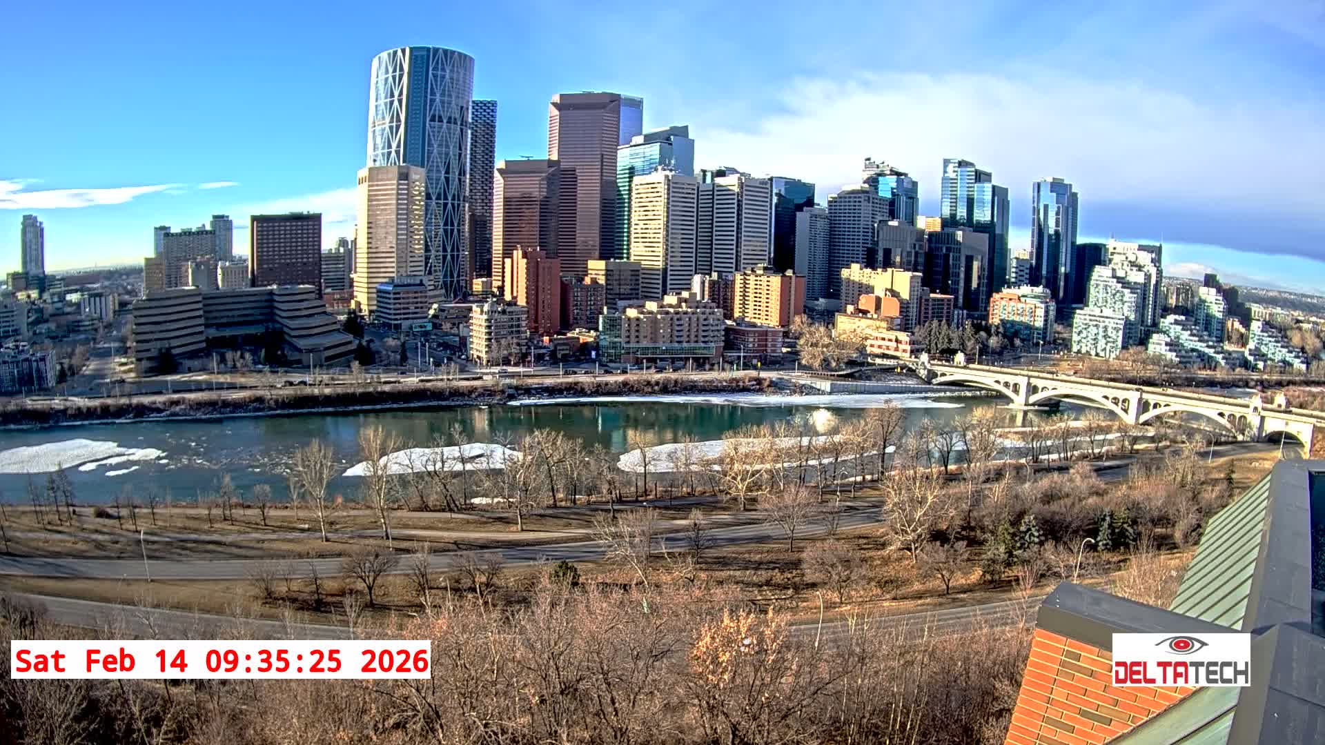 Calgary Skyline  Live Cam - Calgary, Rocky View County and Foothills County, Alberta, Canada