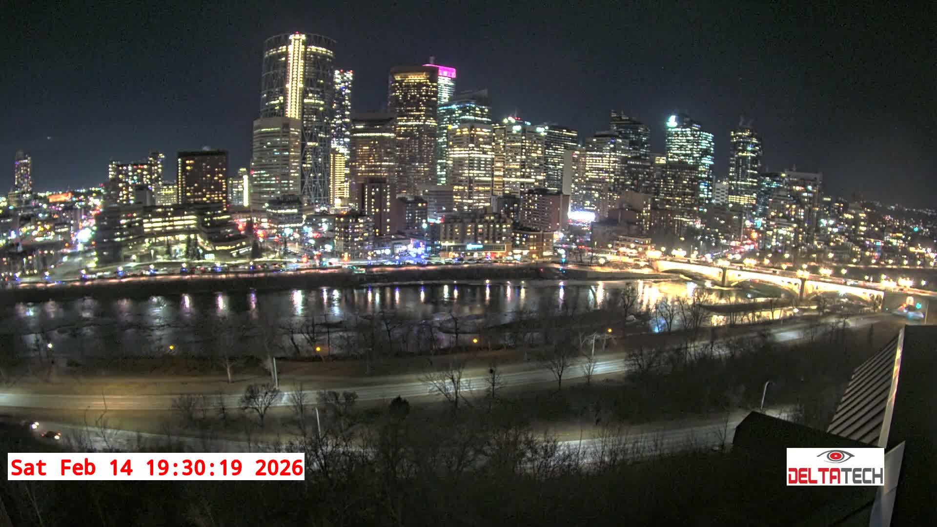 Calgary Skyline  Live Cam - Calgary, Rocky View County and Foothills County, Alberta, Canada
