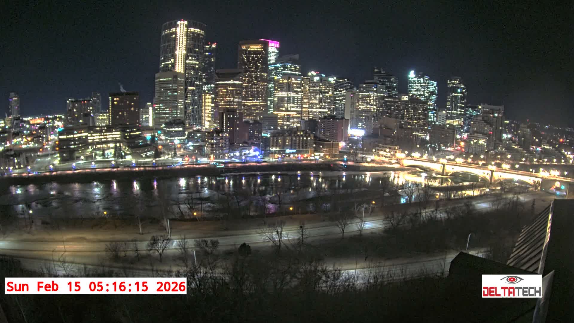 Calgary Skyline  Live Cam - Calgary, Rocky View County and Foothills County, Alberta, Canada