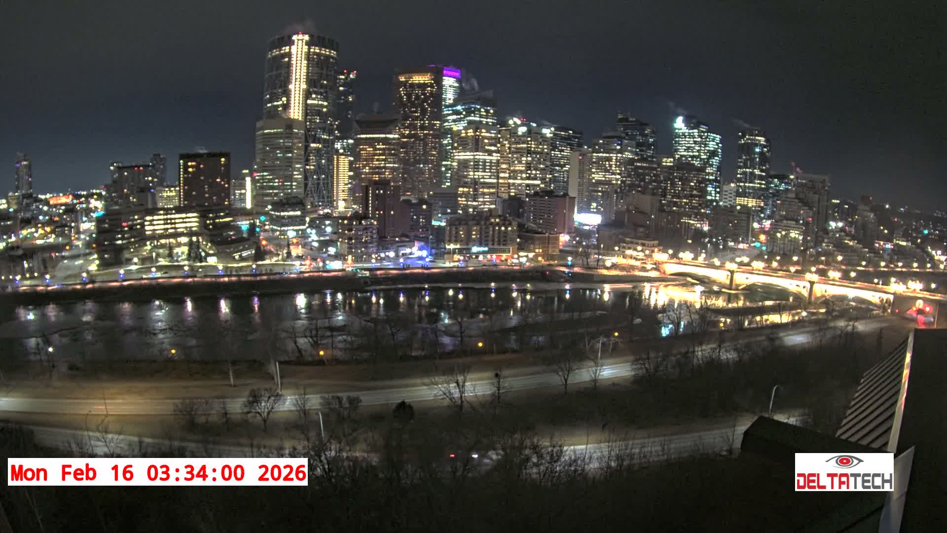 Calgary Skyline  Live Cam - Calgary, Rocky View County and Foothills County, Alberta, Canada