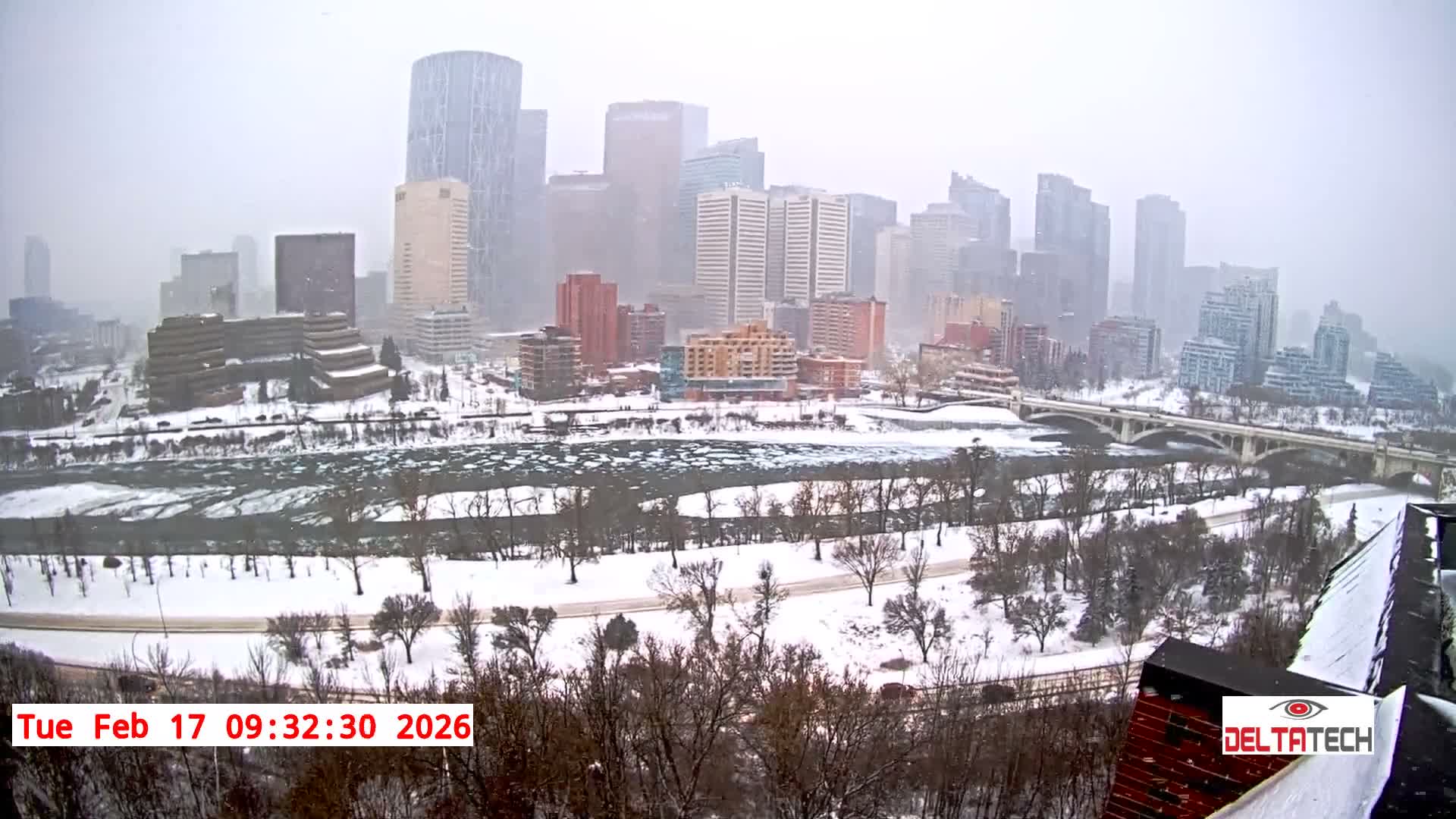 Calgary Skyline  Live Cam - Calgary, Rocky View County and Foothills County, Alberta, Canada