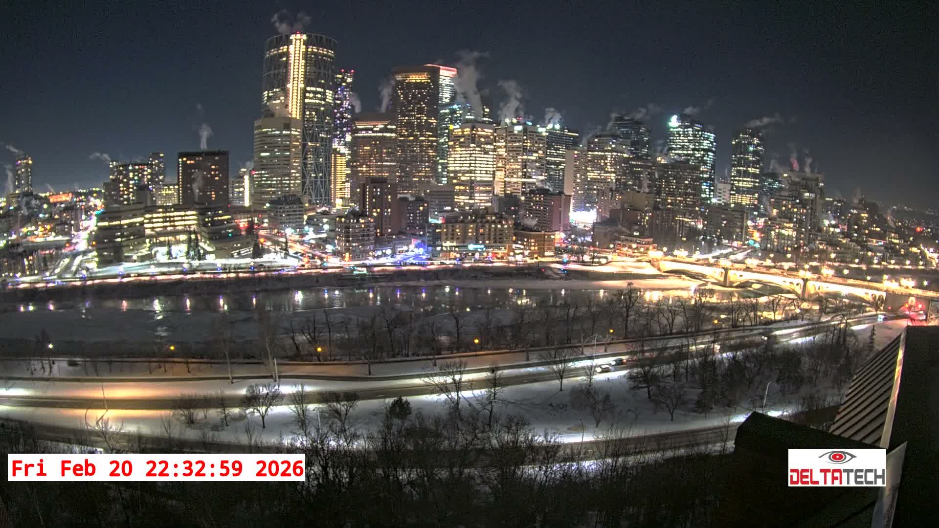 Calgary Skyline  Live Cam - Calgary, Rocky View County and Foothills County, Alberta, Canada