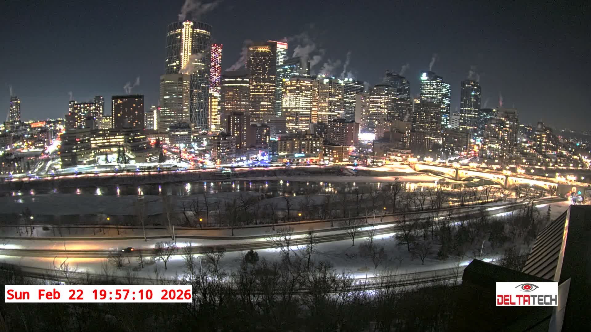 Calgary Skyline  Live Cam - Calgary, Rocky View County and Foothills County, Alberta, Canada