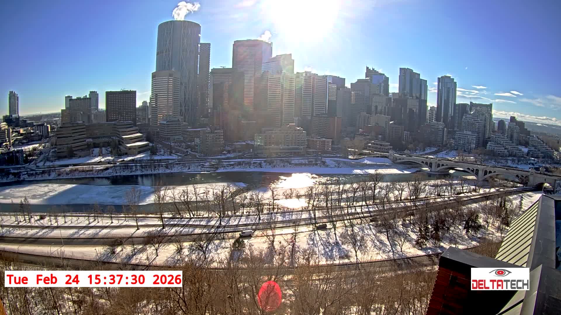 Calgary Skyline  Live Cam - Calgary, Rocky View County and Foothills County, Alberta, Canada