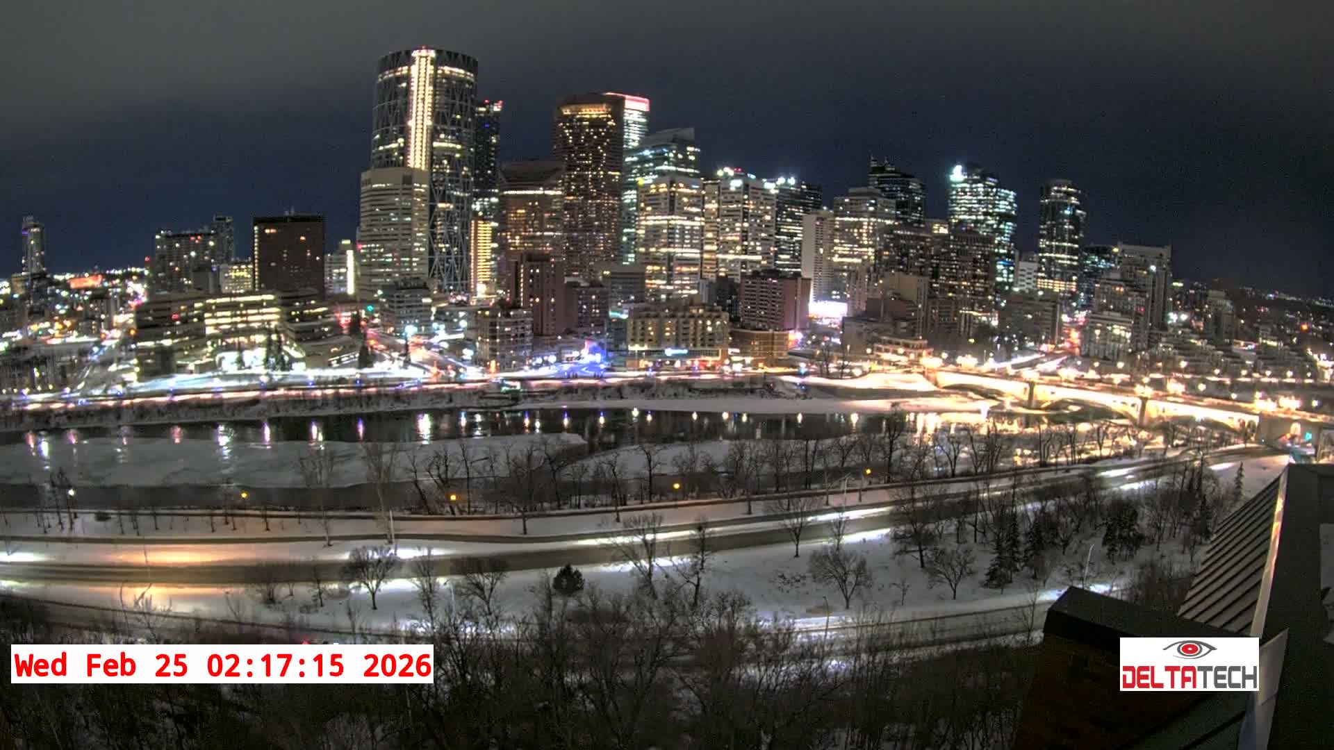 Calgary Skyline  Live Cam - Calgary, Rocky View County and Foothills County, Alberta, Canada