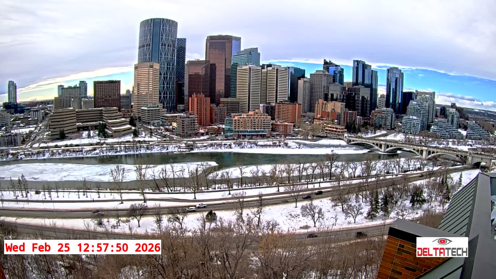 Calgary Skyline  Live Cam - Calgary, Rocky View County and Foothills County, Alberta, Canada