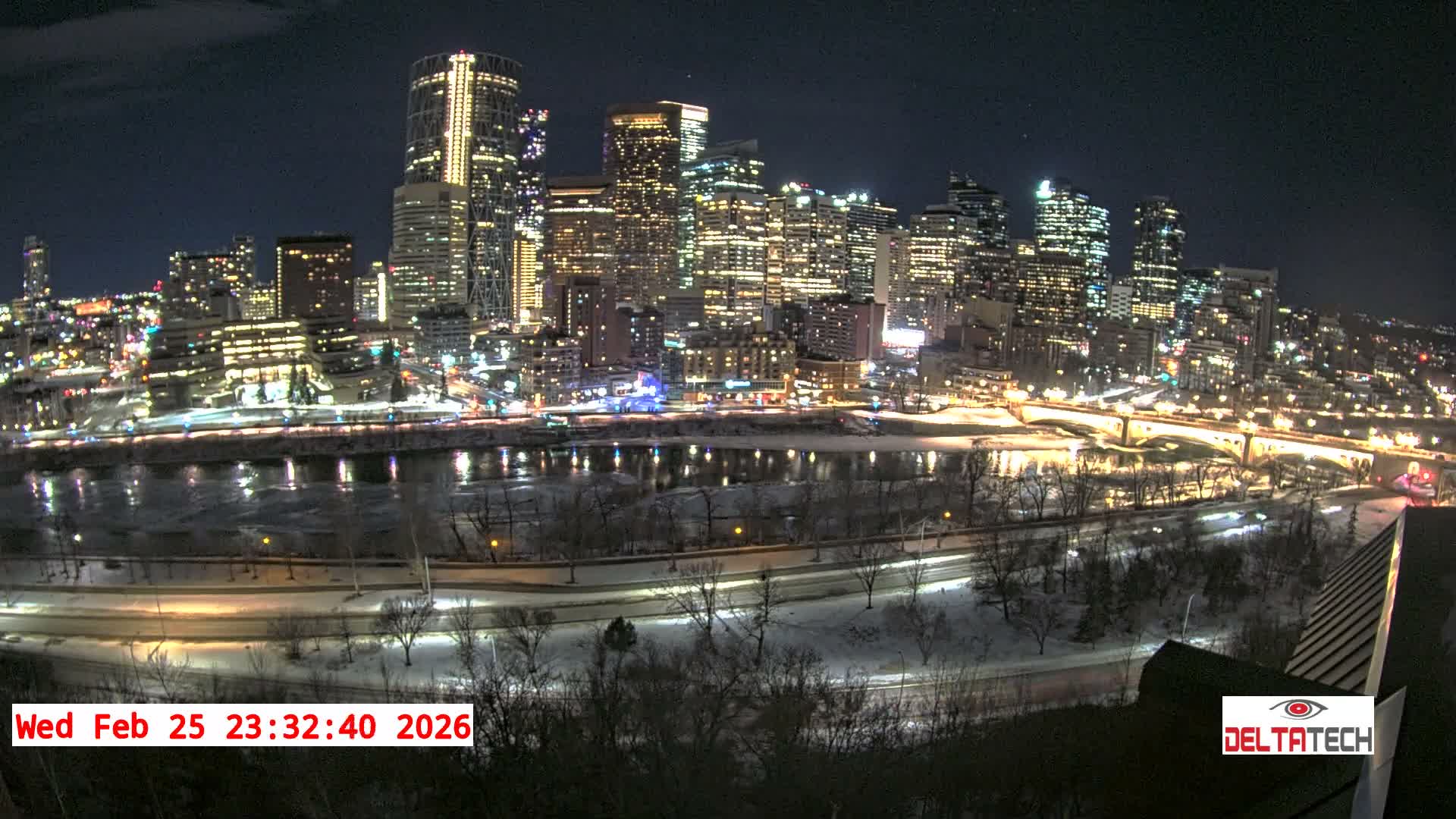 Calgary Skyline  Live Cam - Calgary, Rocky View County and Foothills County, Alberta, Canada
