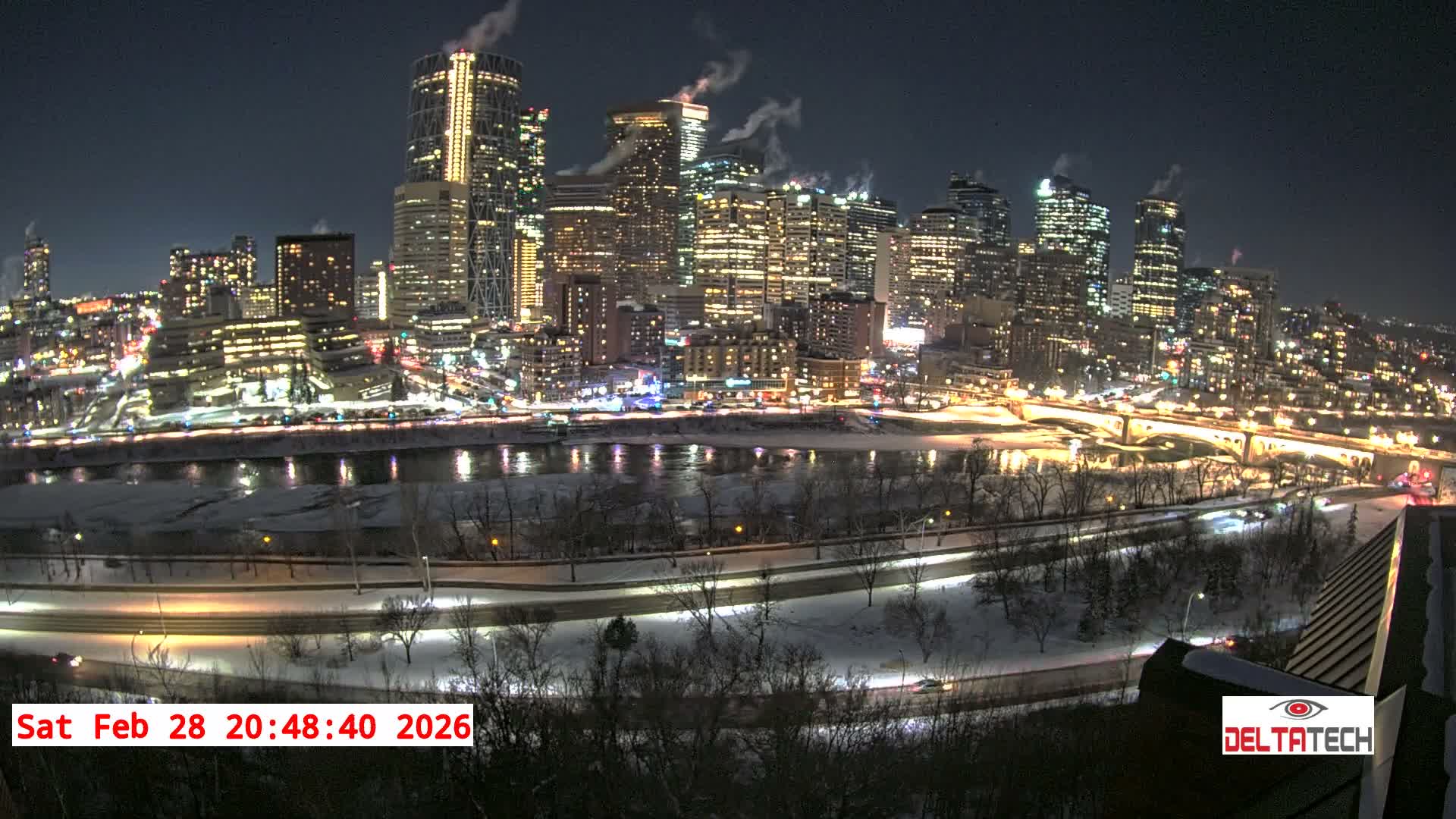Calgary Skyline  Live Cam - Calgary, Rocky View County and Foothills County, Alberta, Canada